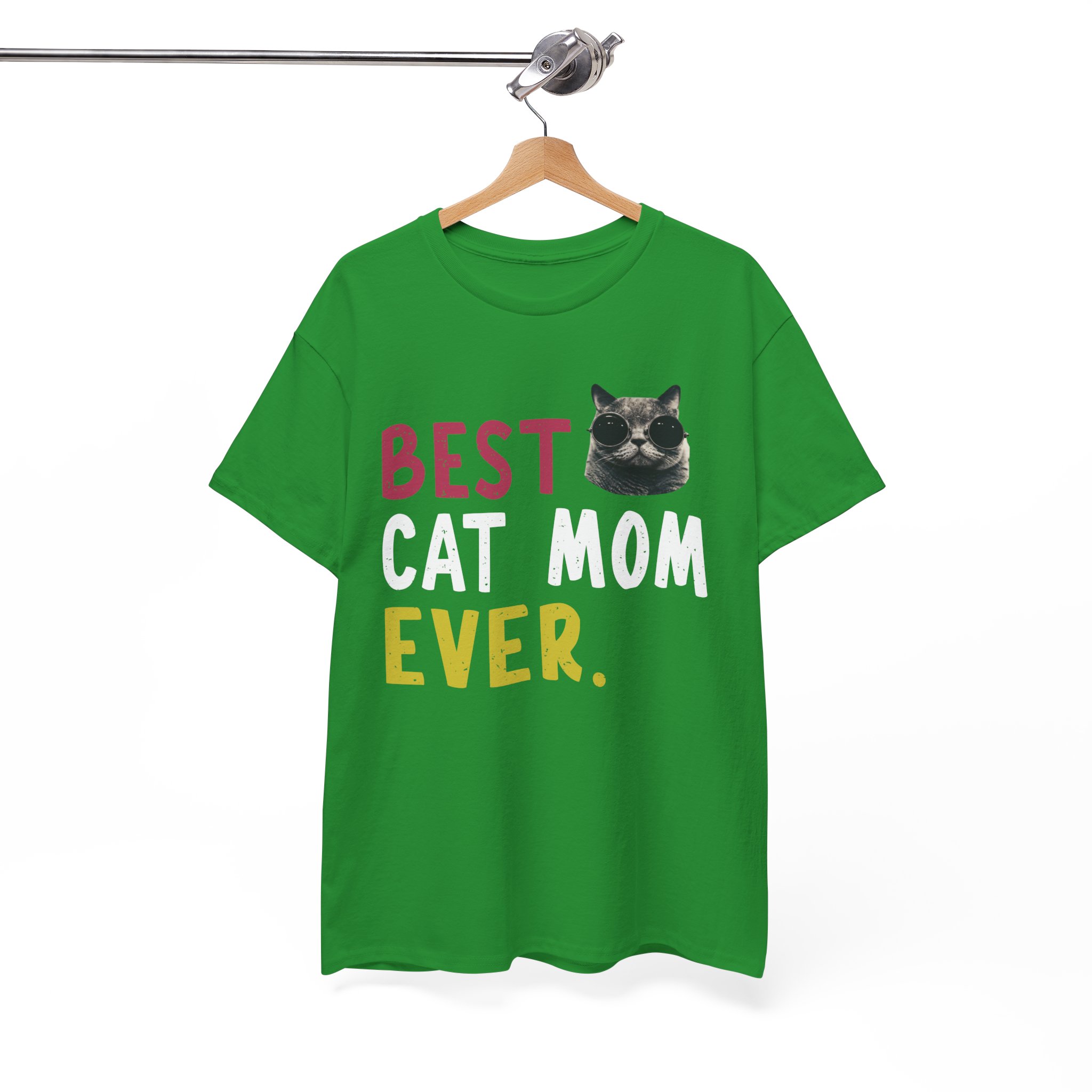 Best Cat Mom Ever Gift T-Shirt - Image 4