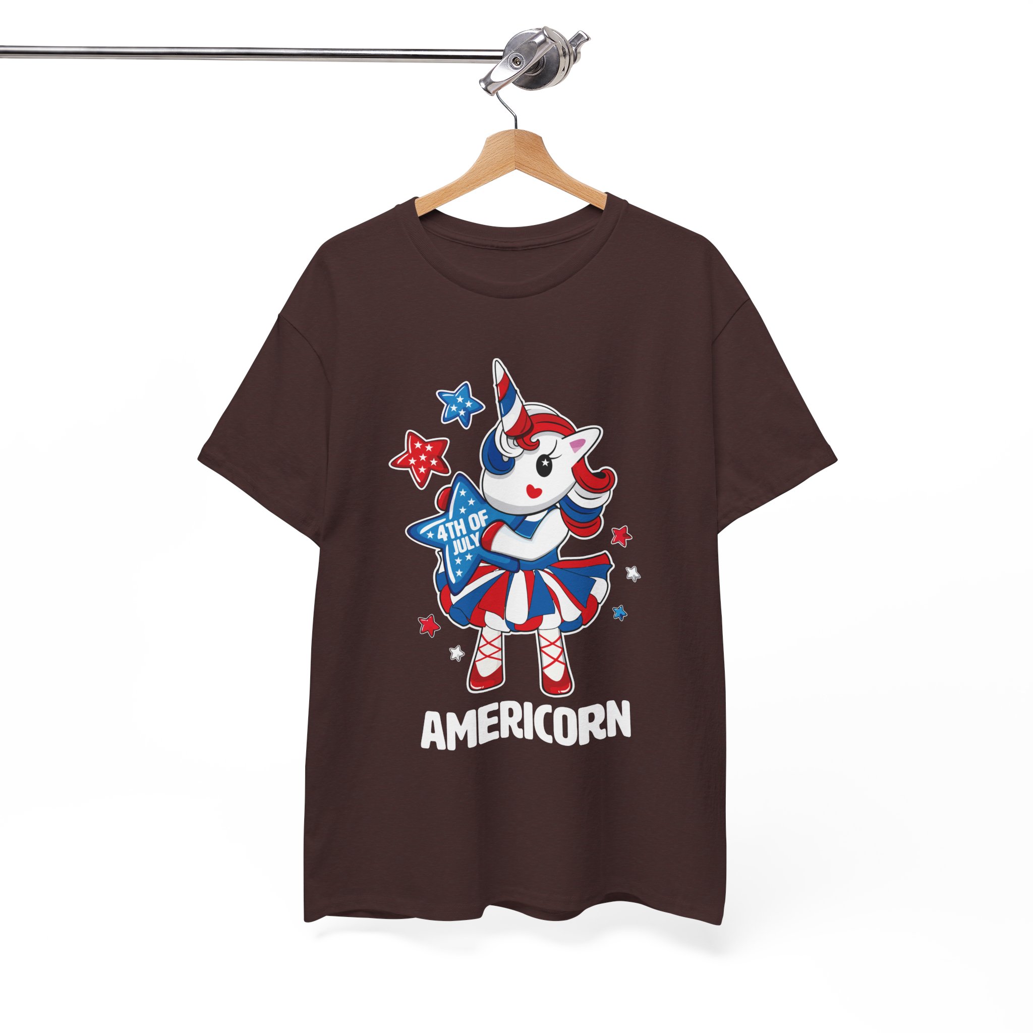Americorn Patriotic T-Shirt – 4th of July Unicorn Tee - Image 2
