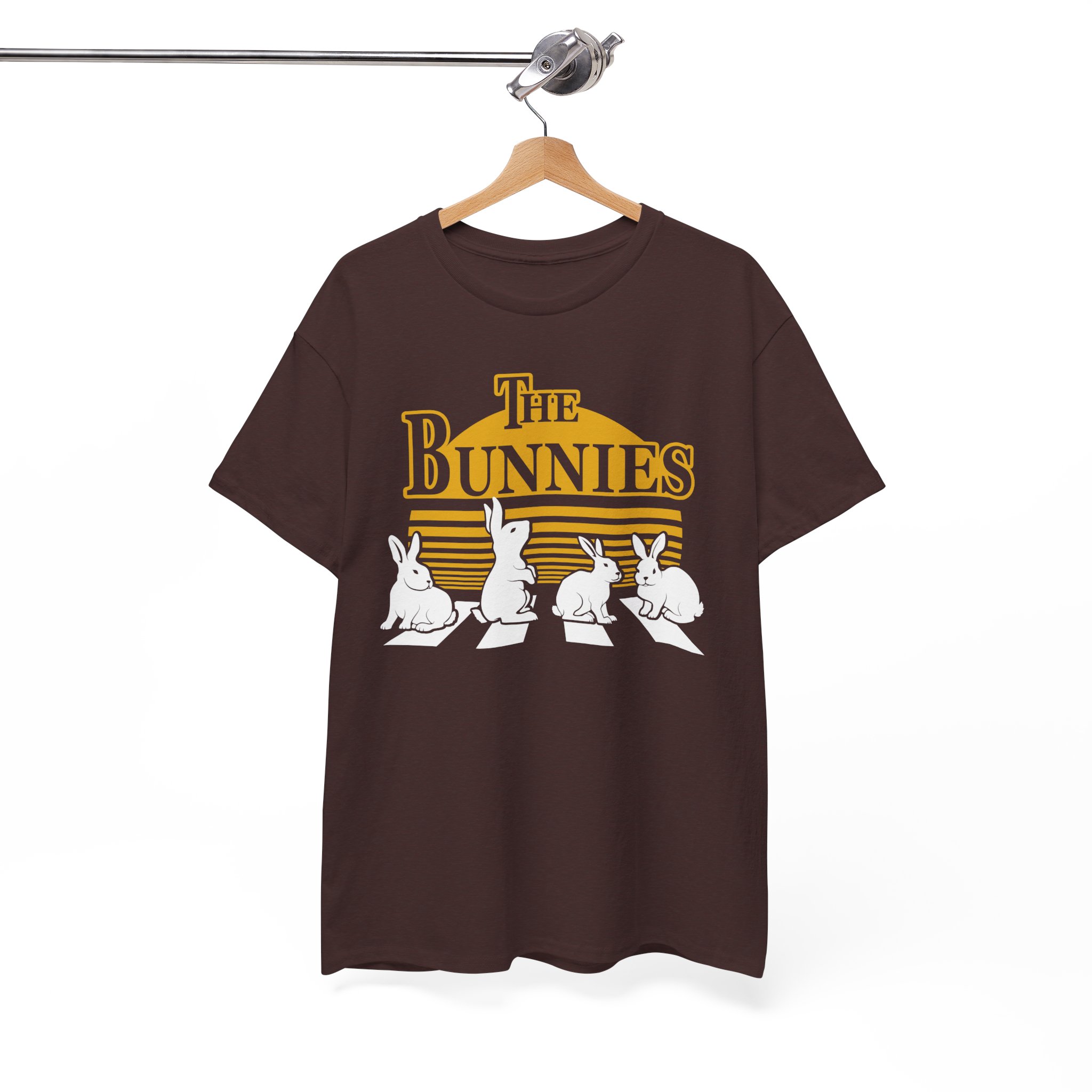 The Beatles Bunnies Crosswalk Funny T-Shirt - Image 2