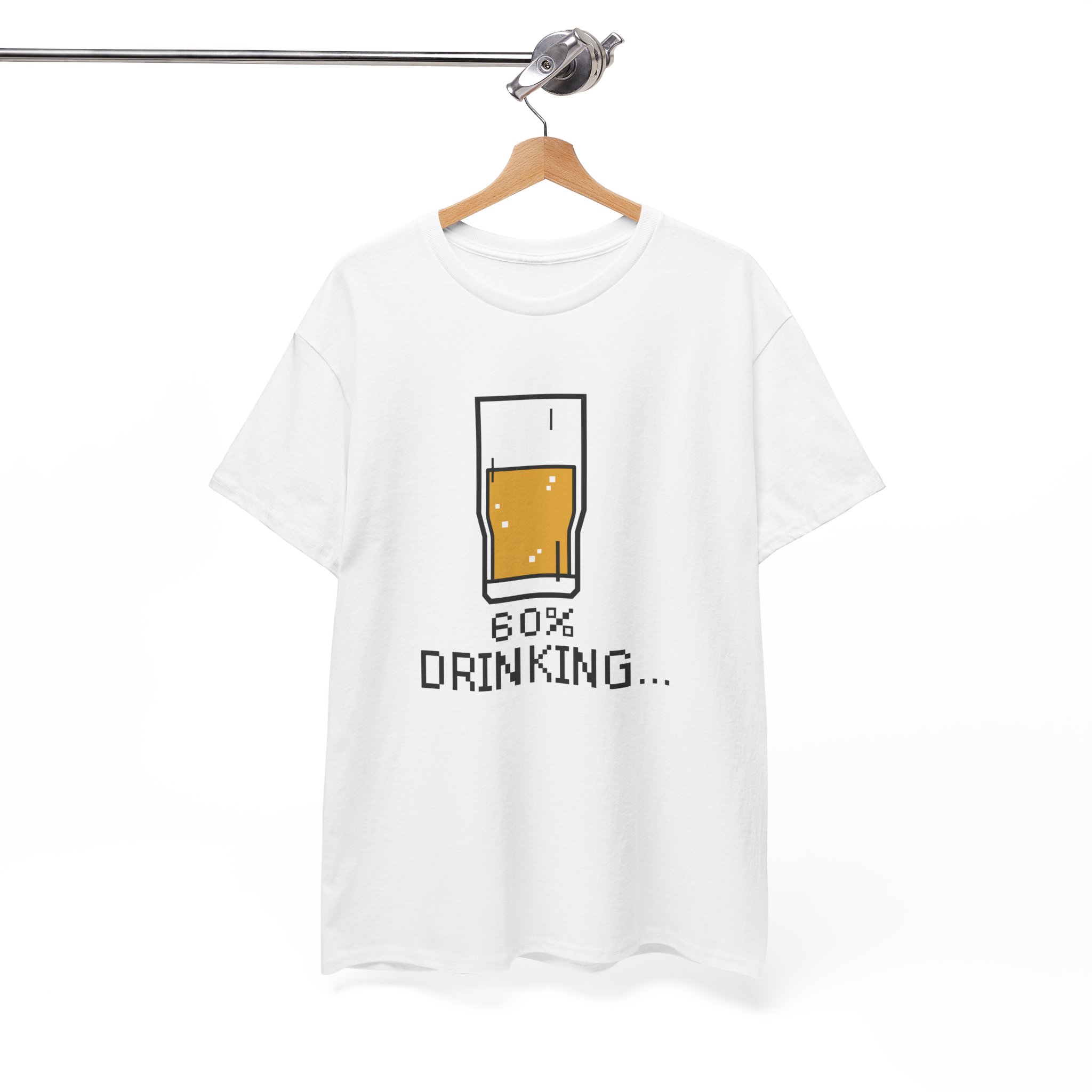 Beer 60% Drinking Team T-Shirt - Image 2