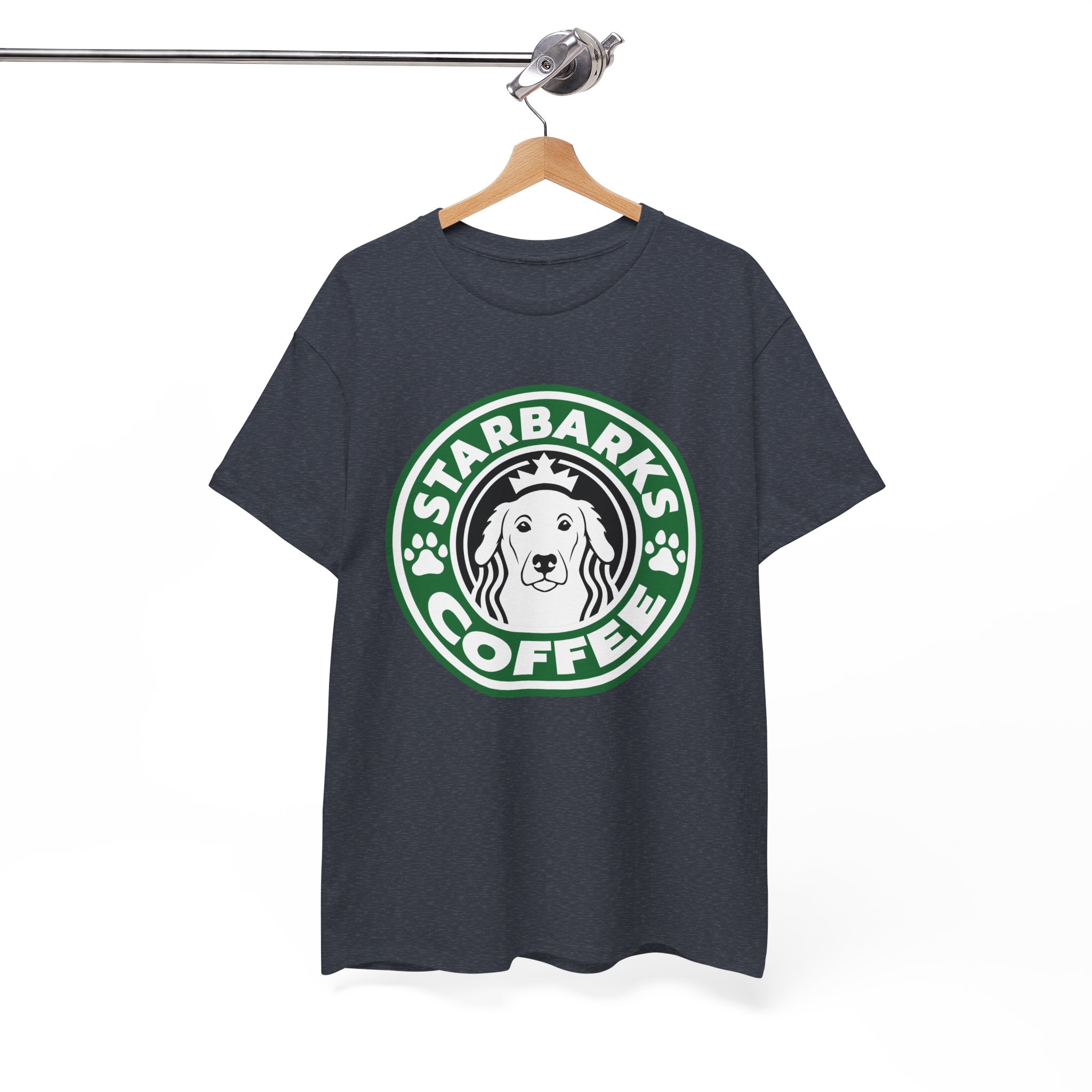 Starbarks Coffee Dog Lover T-Shirt - Image 9