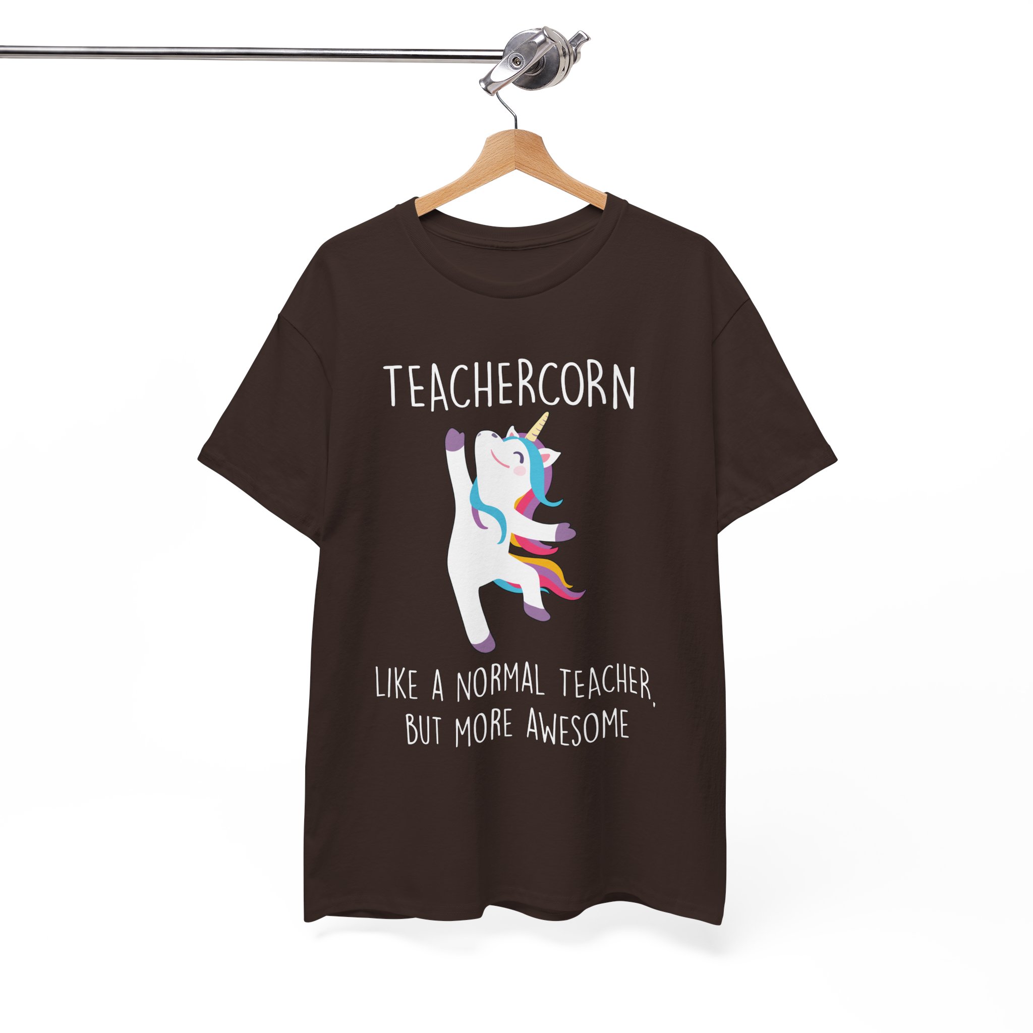 Like a Normal Teacher but More Awesome Unicorn T-Shirt - Image 4