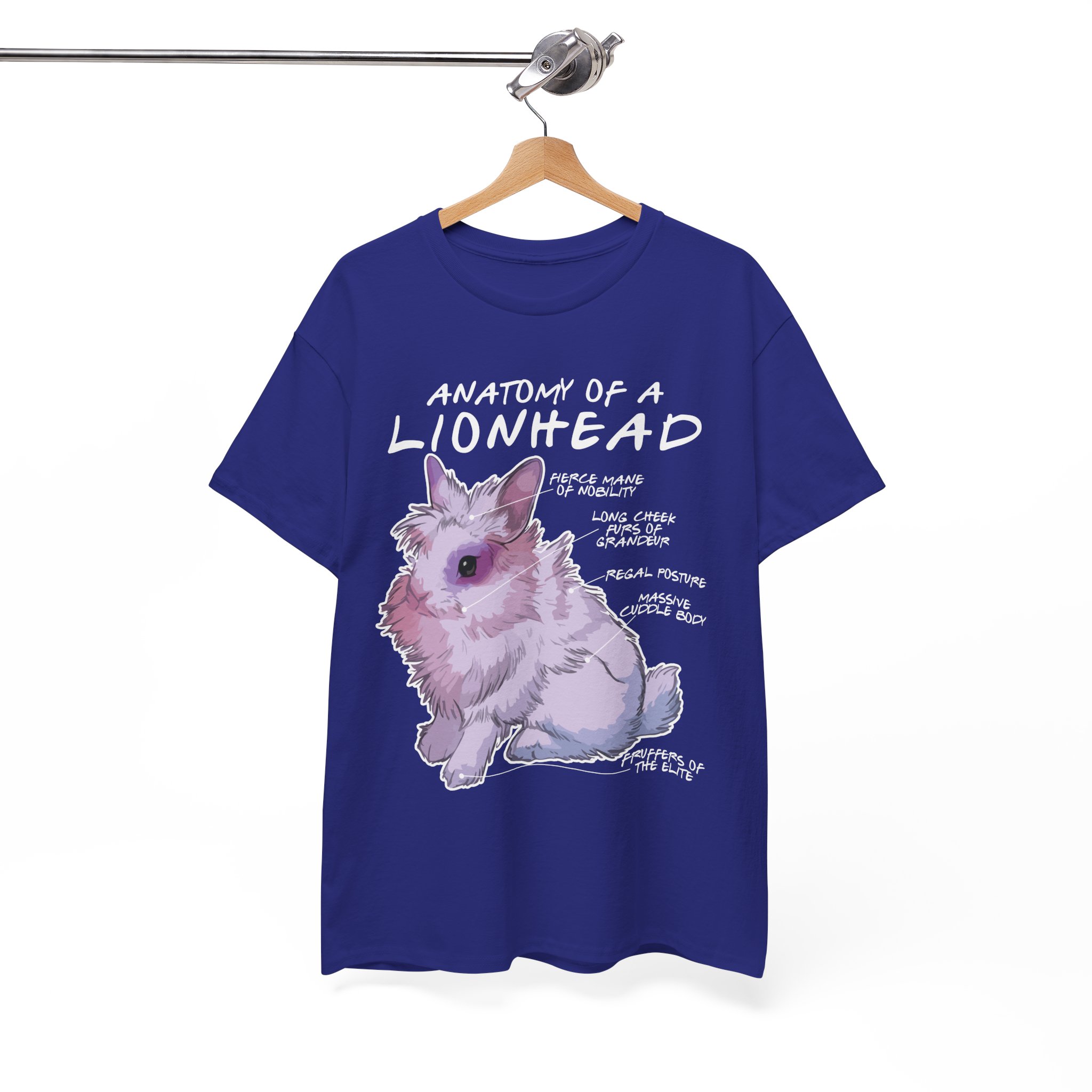 Anatomy of a Lionhead Rabbit T-Shirt - Image 10