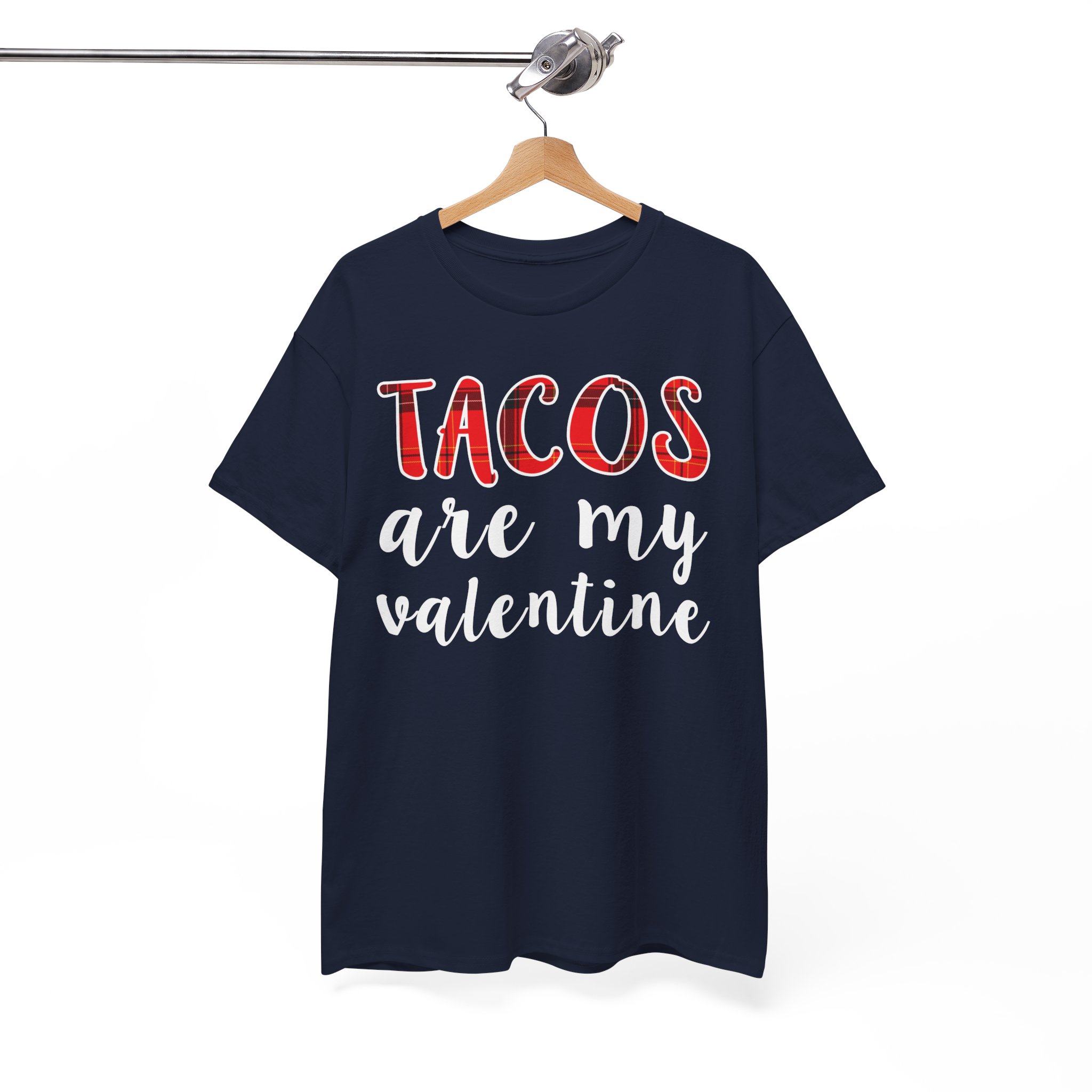 Tacos Are My Valentine Funny Valentine’s Day Tee - Image 8