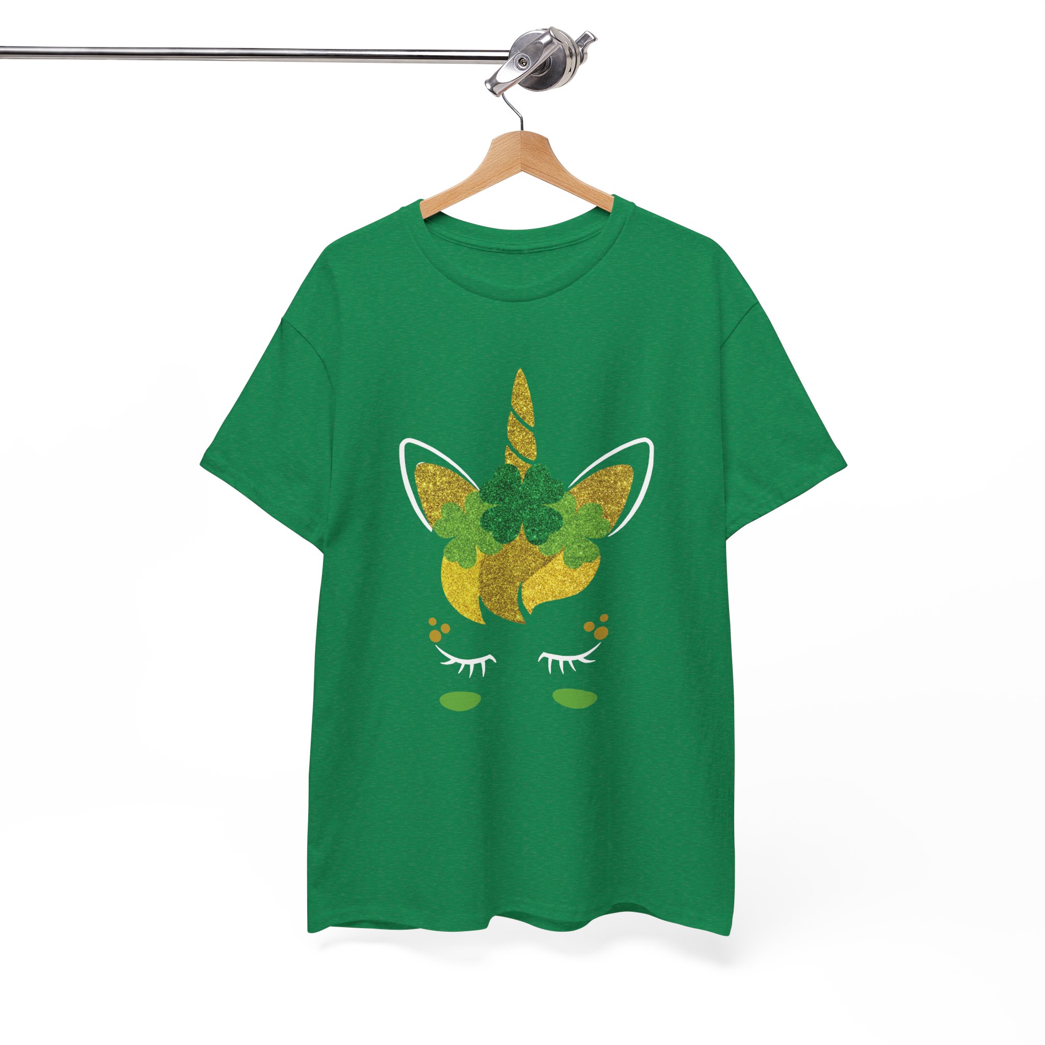 St. Patrick's Day Unicorn Rainbow Shamrock T-Shirt