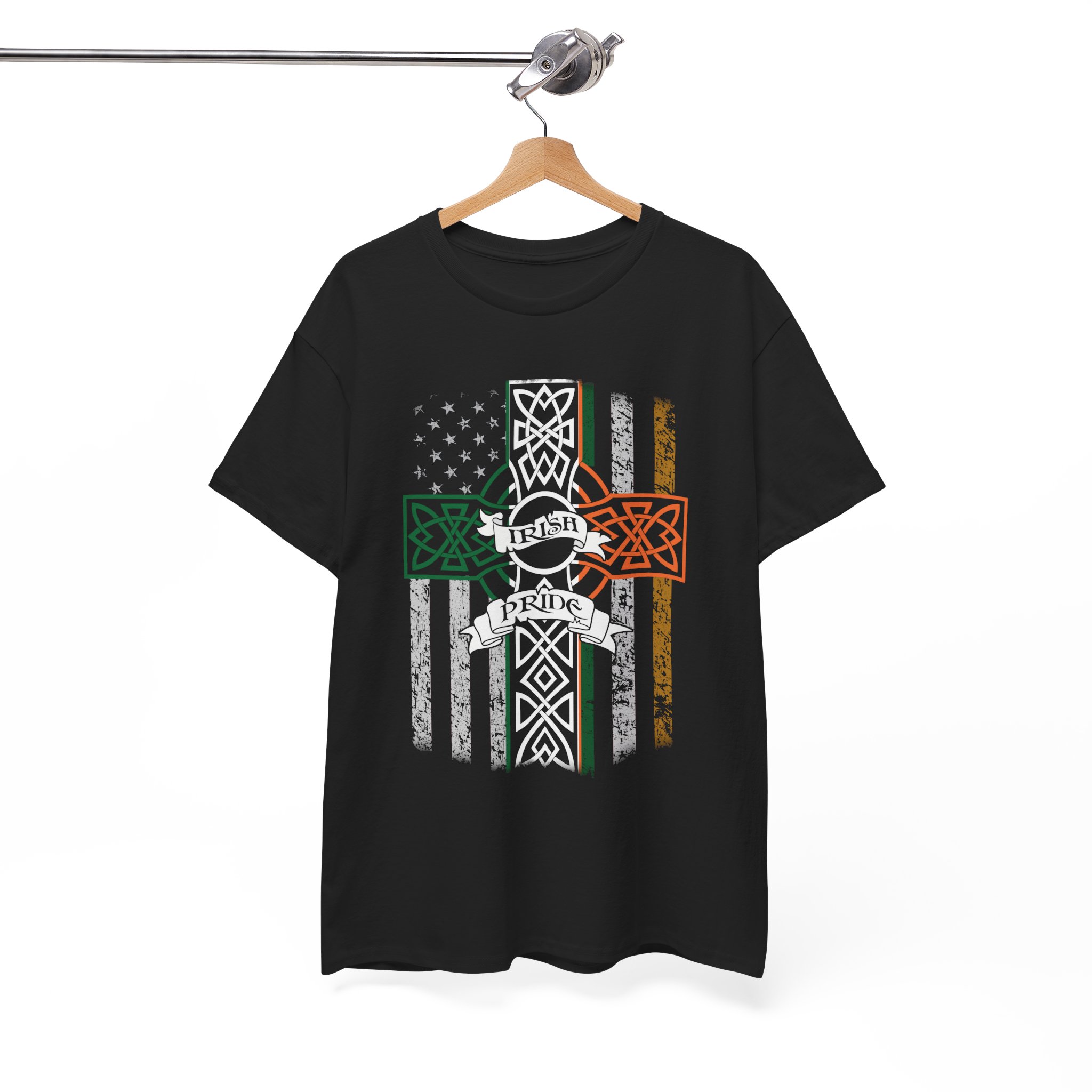 Celtic Cross Irish Pride T‑Shirt - Image 2