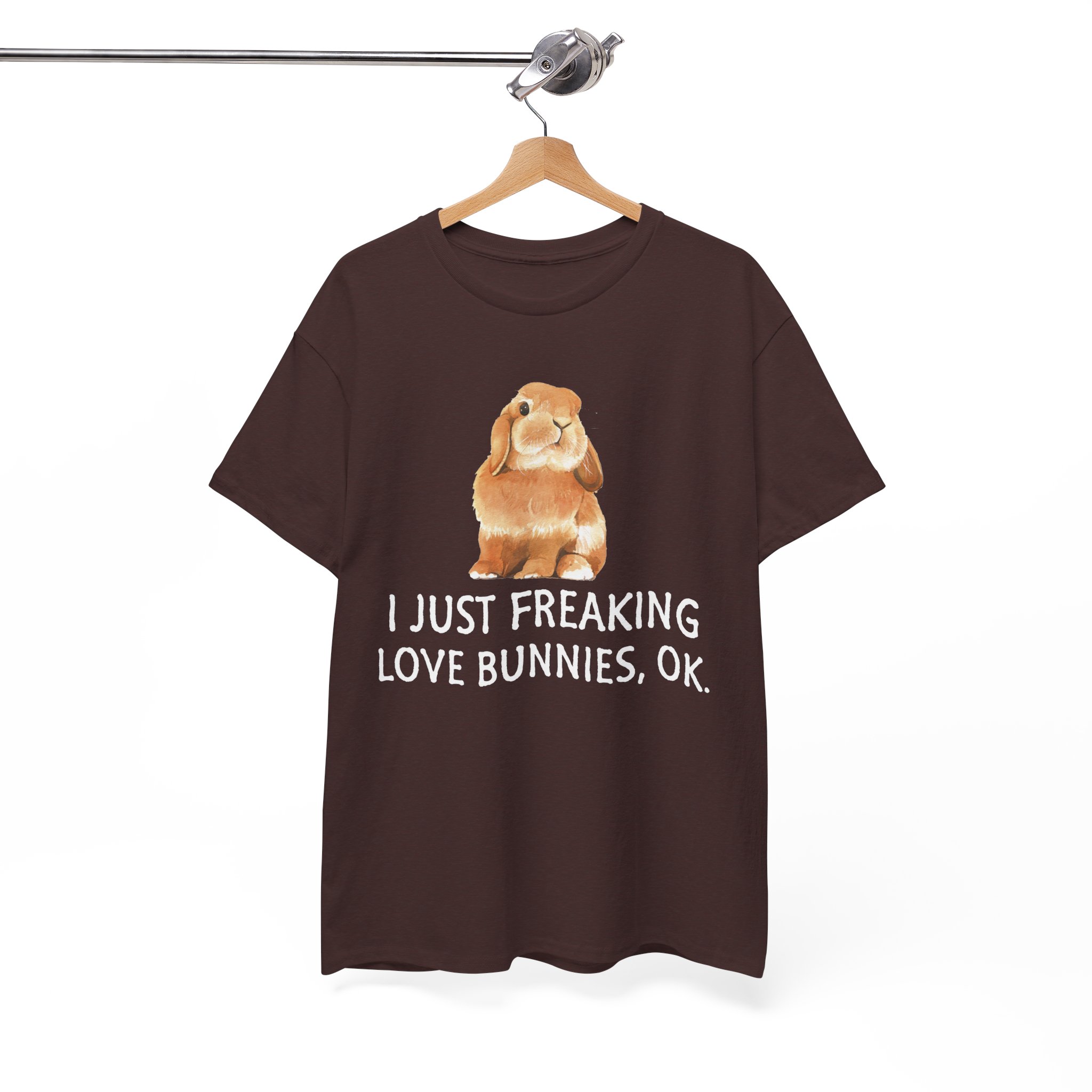 I Just Freaking Love Bunnies Bunny Lover T‑Shirt - Image 2