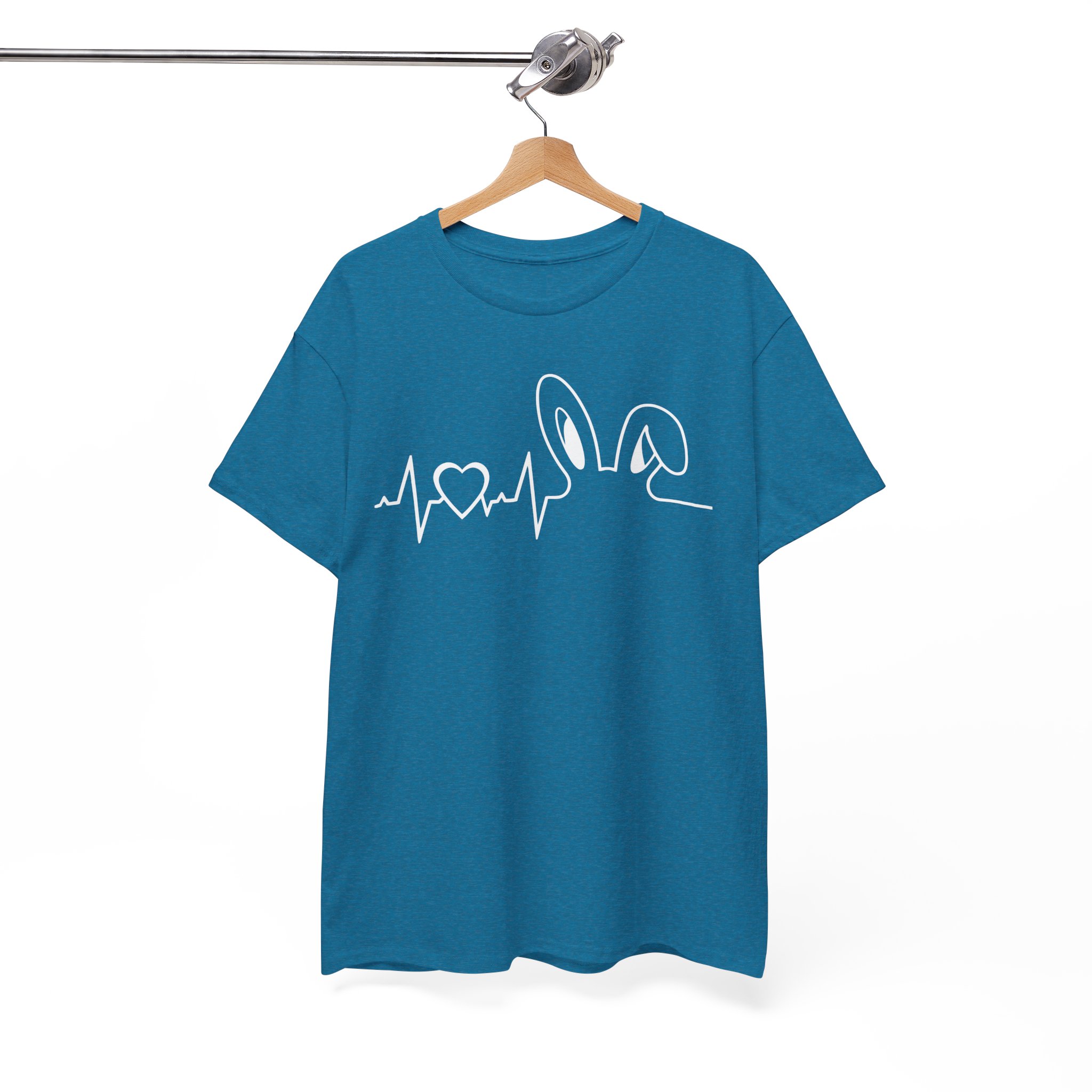 Bunny Heartbeat T‑Shirt for Pet Lover Tee - Image 8