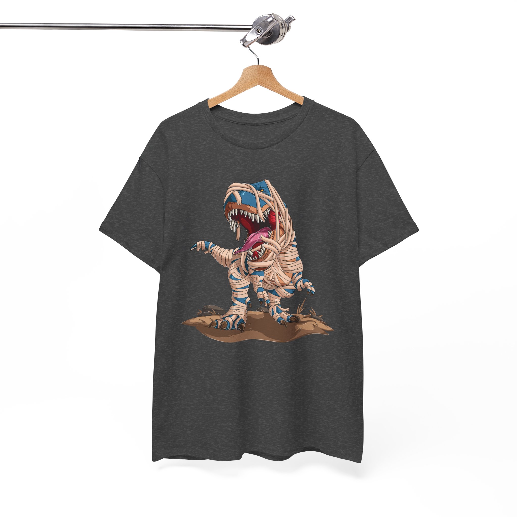 Dinosaur T-Rex Mummy Halloween Costume T‑Shirt - Image 6