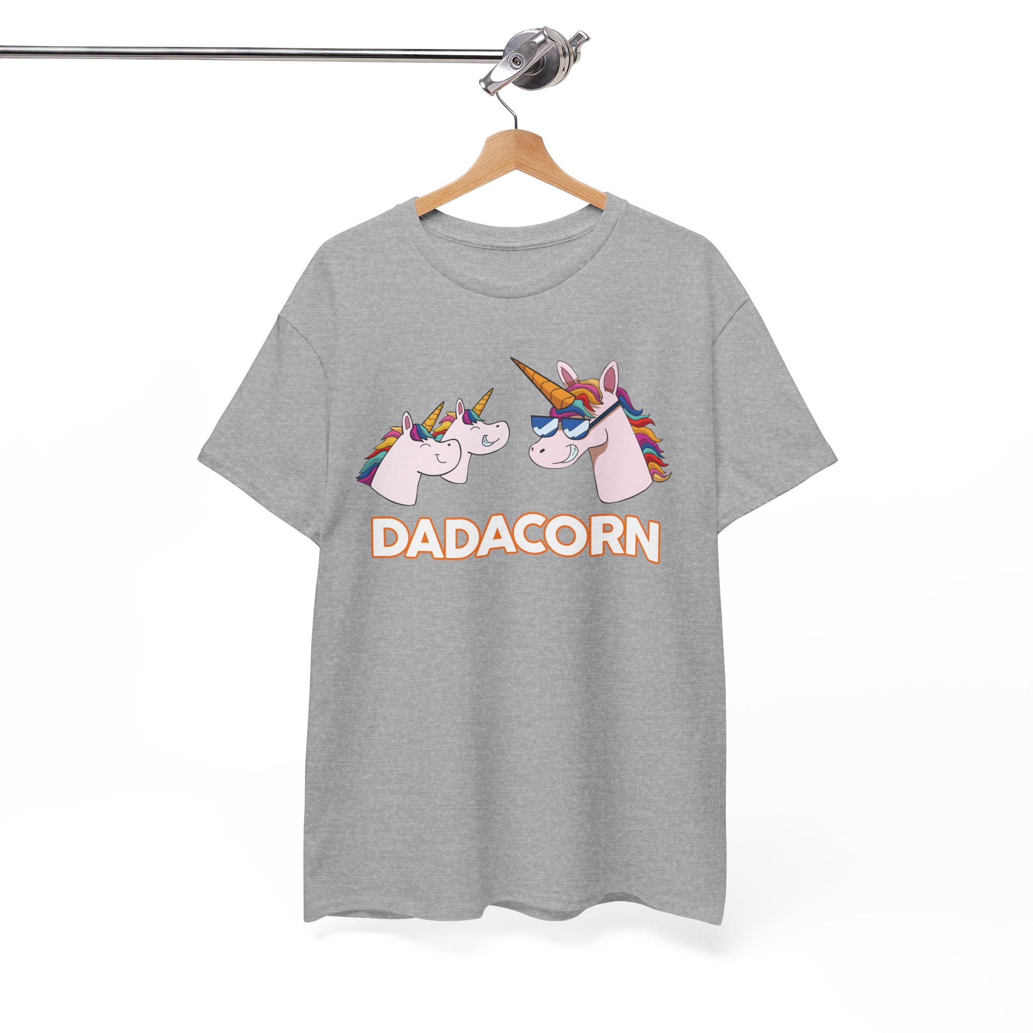 Dadacorn Cute Dad Unicorn Tee for Father’s Day - Image 6