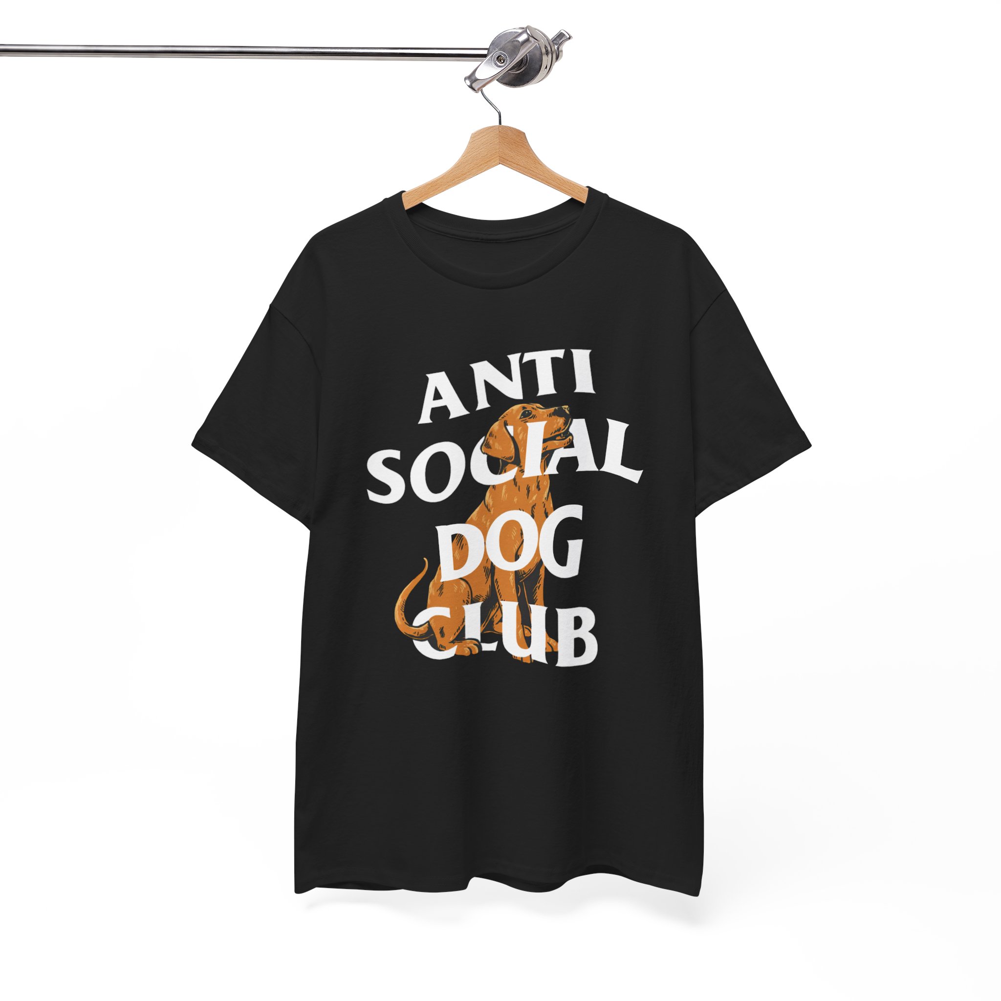 Anti Social Dog Club Funny T-Shirt - Image 2
