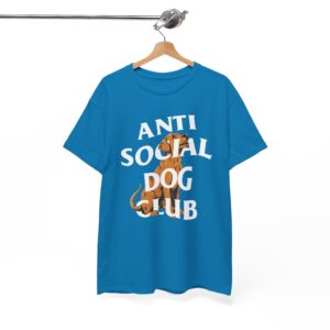 Anti Social Dog Club Funny T-Shirt