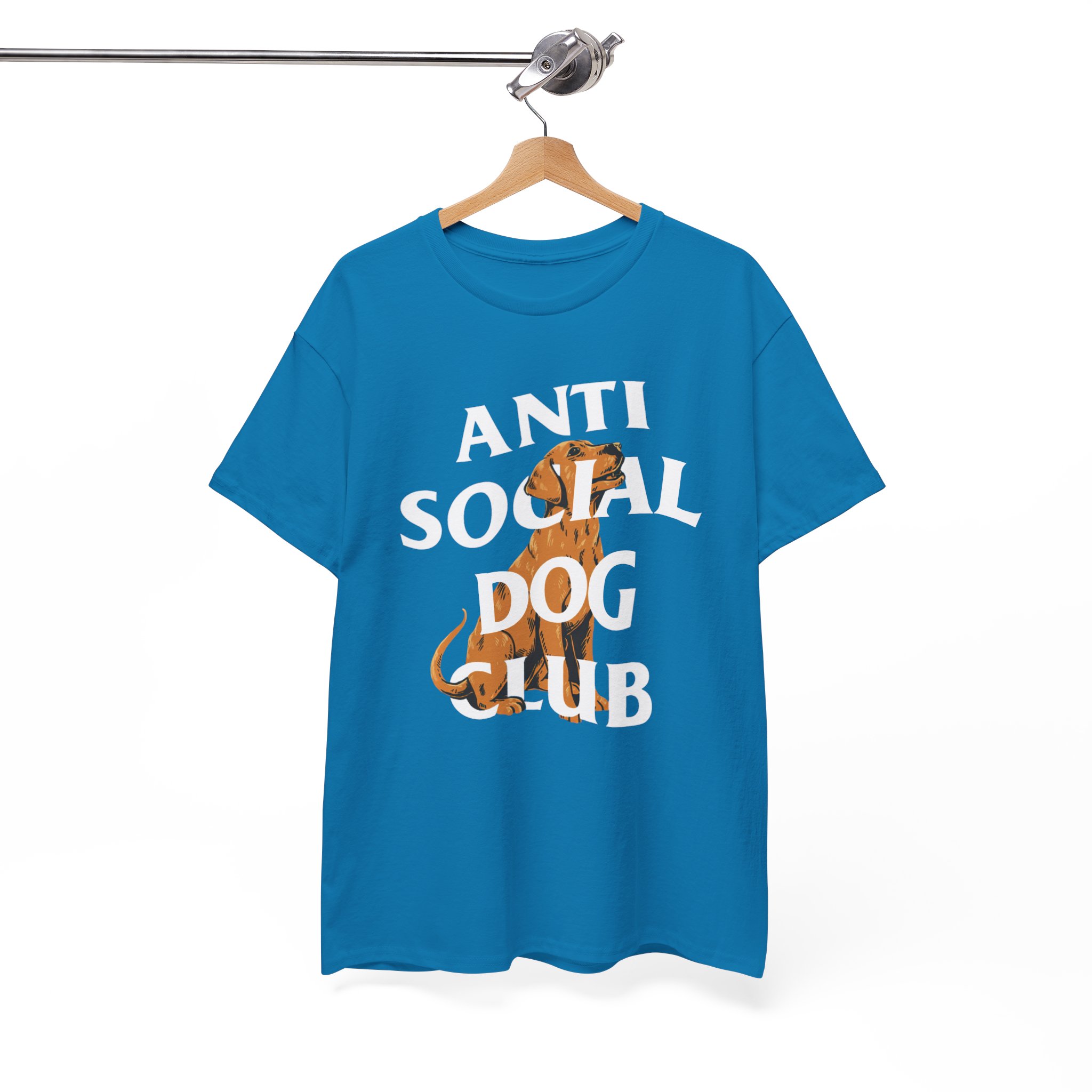 Anti Social Dog Club Funny T-Shirt
