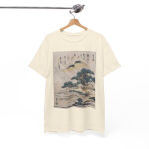 Night Rain At Karasaki Ukiyo Vintage Japanese T-Shirt