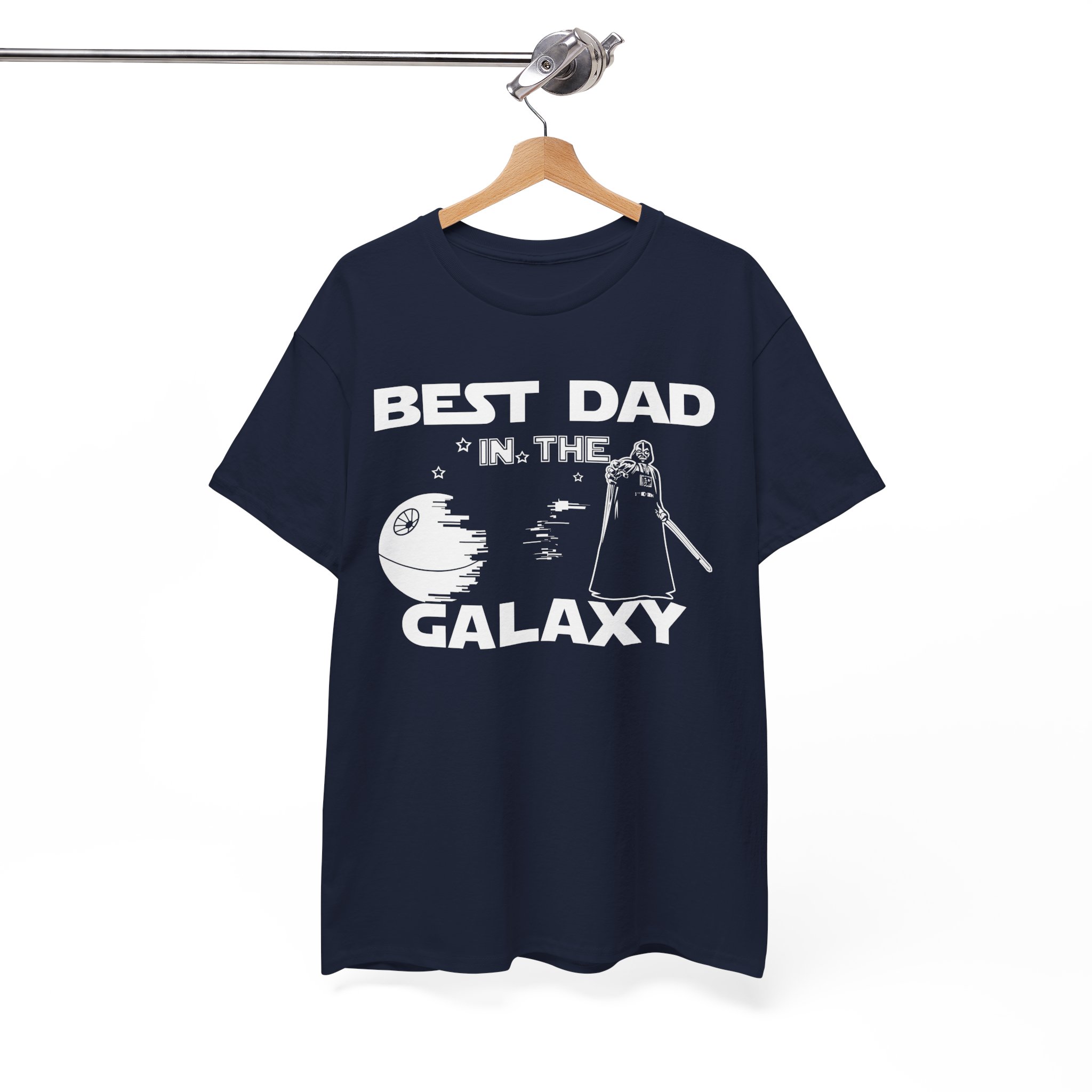Best Dad in the Galaxy Father's Day Gift T-Shirt - Image 8