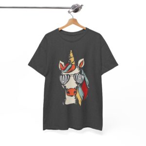 Dad Unicorn Sunglasses Retro T-Shirt