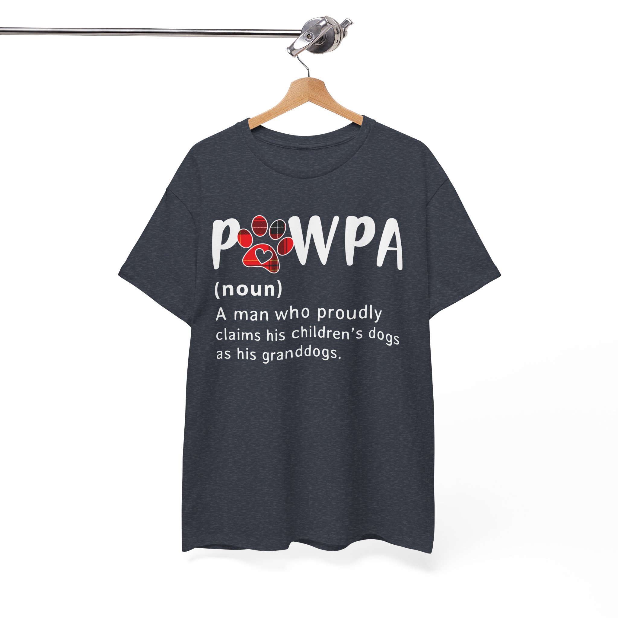 Pawpa Grandpa Dog Dad T-Shirt - Image 9