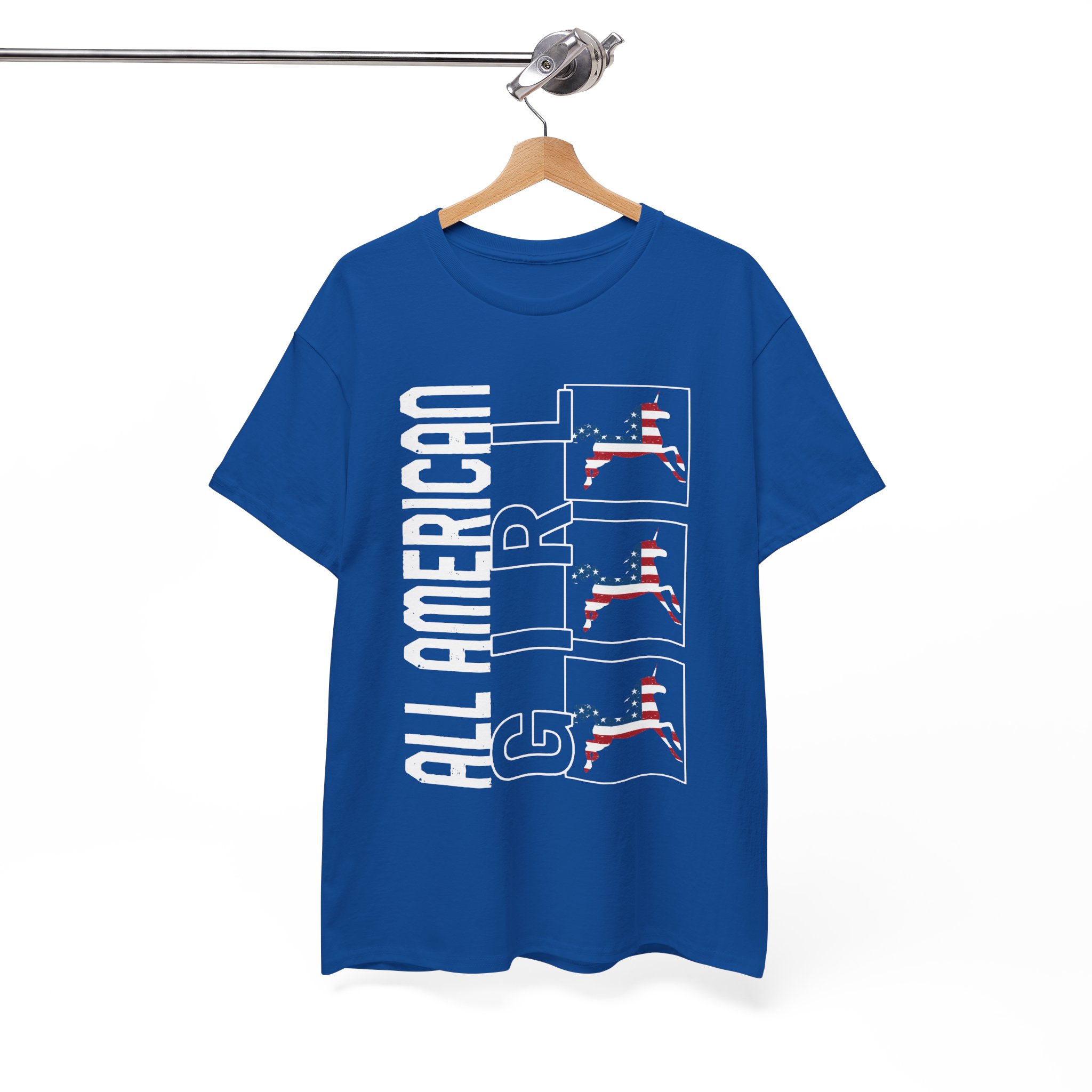All American Girl Patriotic USA 4th Of July T‑Shirt