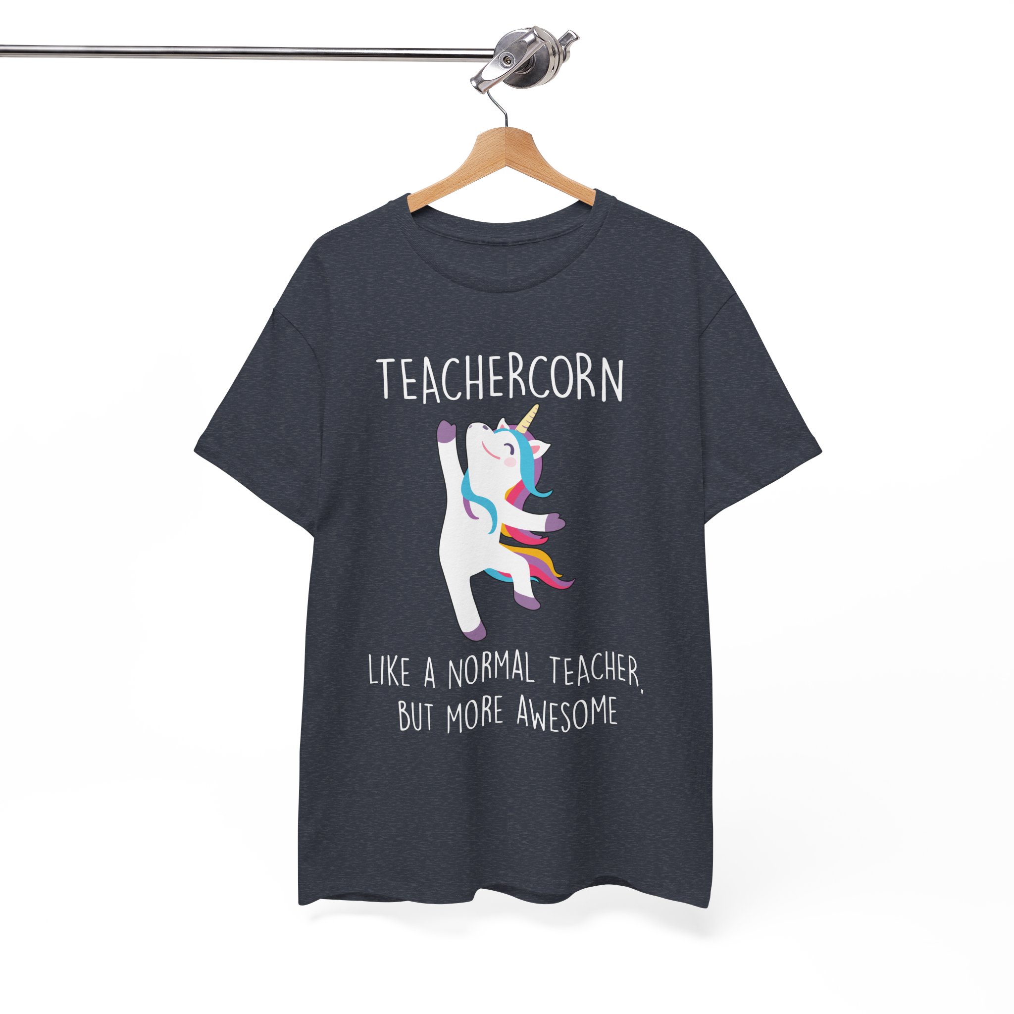 Like a Normal Teacher but More Awesome Unicorn T-Shirt - Image 10