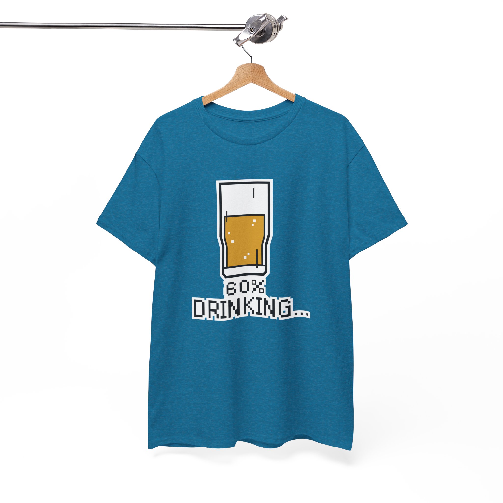 Beer 60% Drinking Team T-Shirt - Image 10