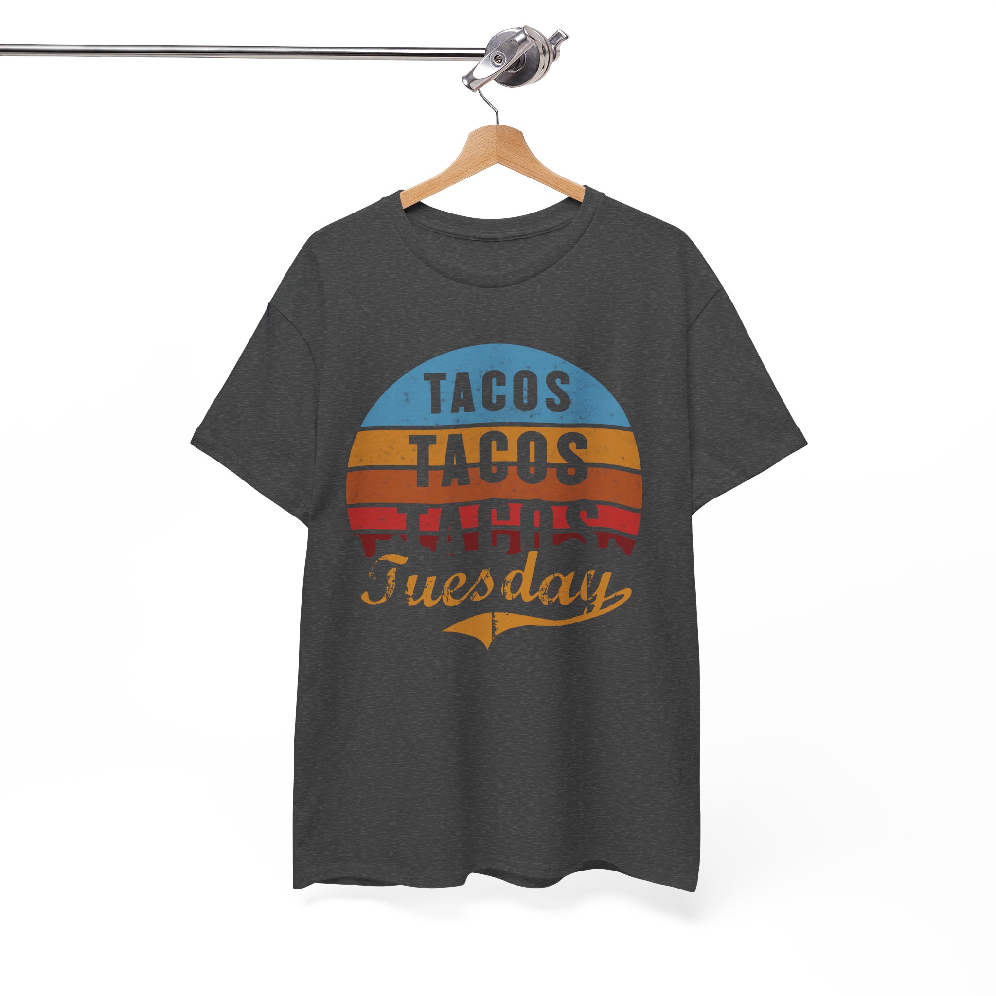 Taco Tuesday Retro Vintage T-Shirt - Image 3