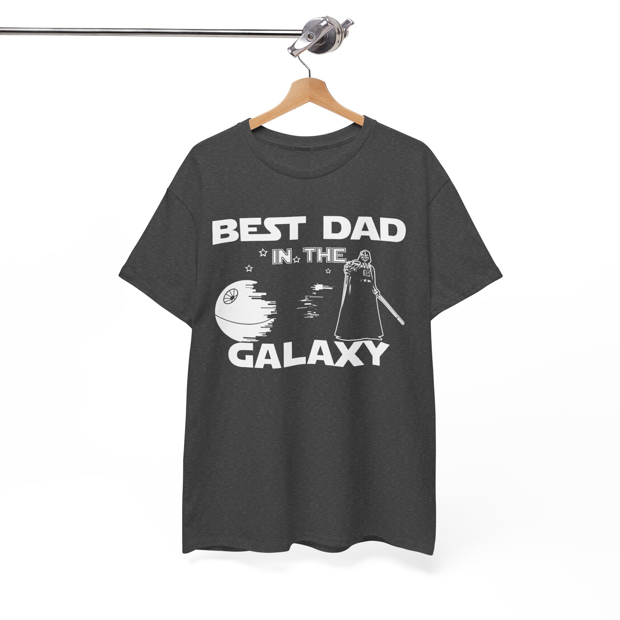 Best Dad in the Galaxy Father's Day Gift T-Shirt - Image 5
