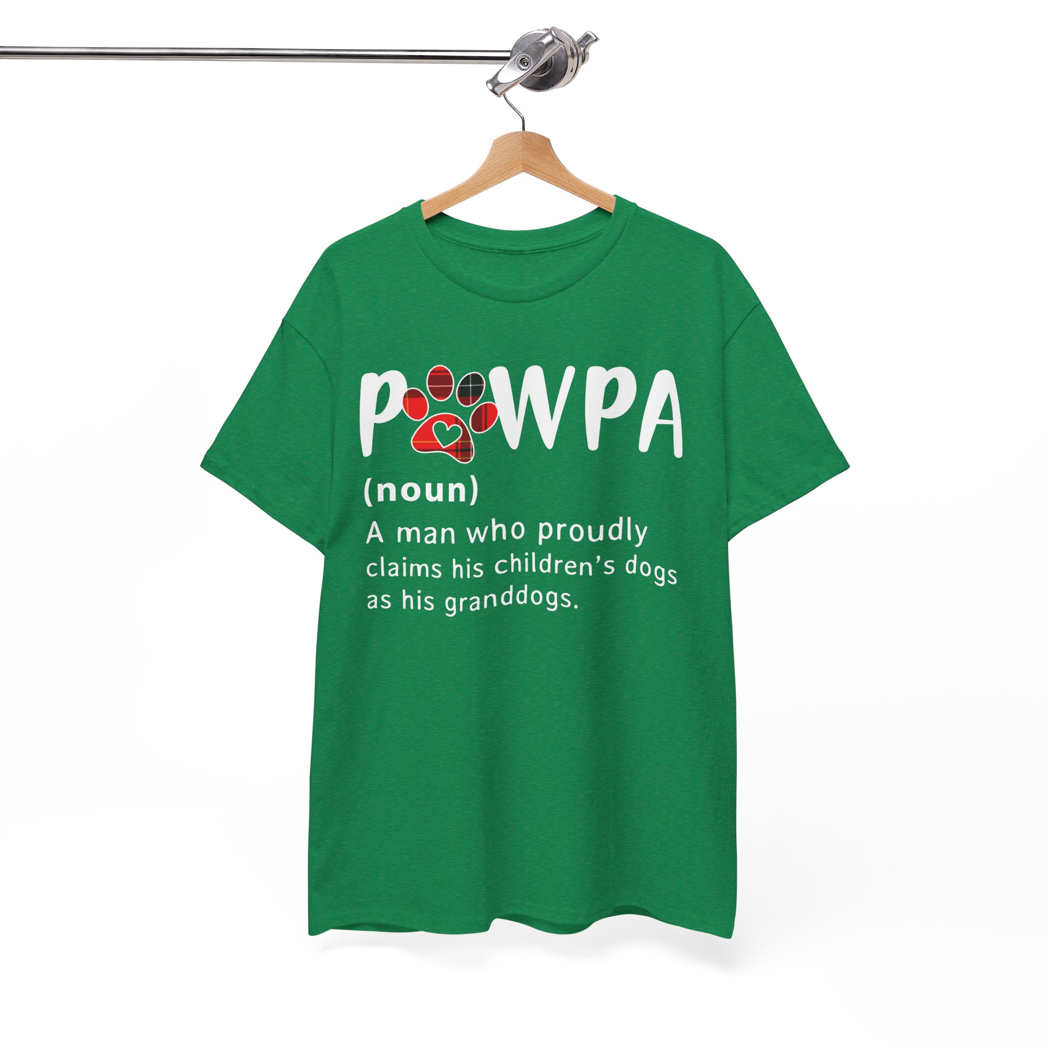 Pawpa Grandpa Dog Dad T-Shirt - Image 5