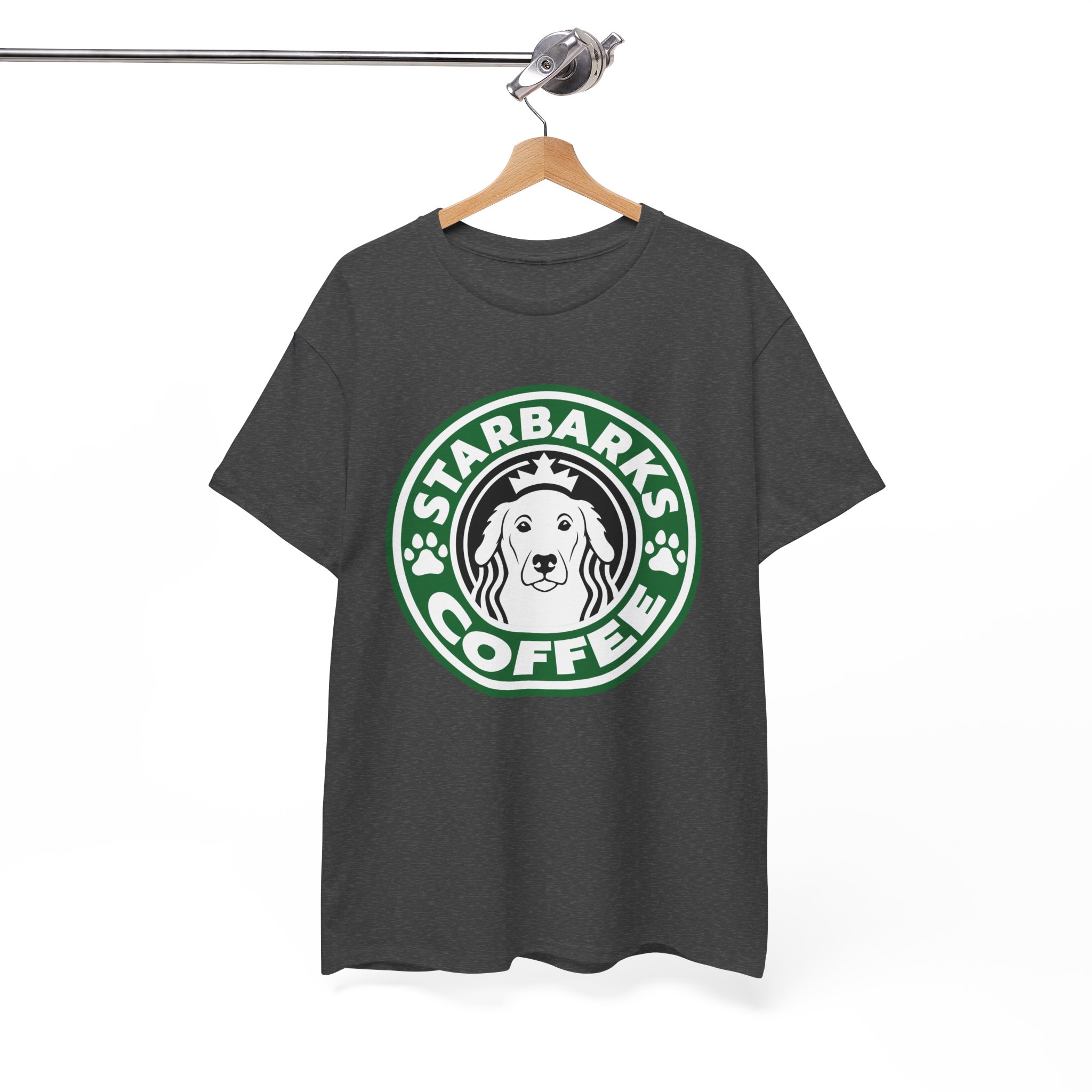 Starbarks Coffee Dog Lover T-Shirt - Image 4