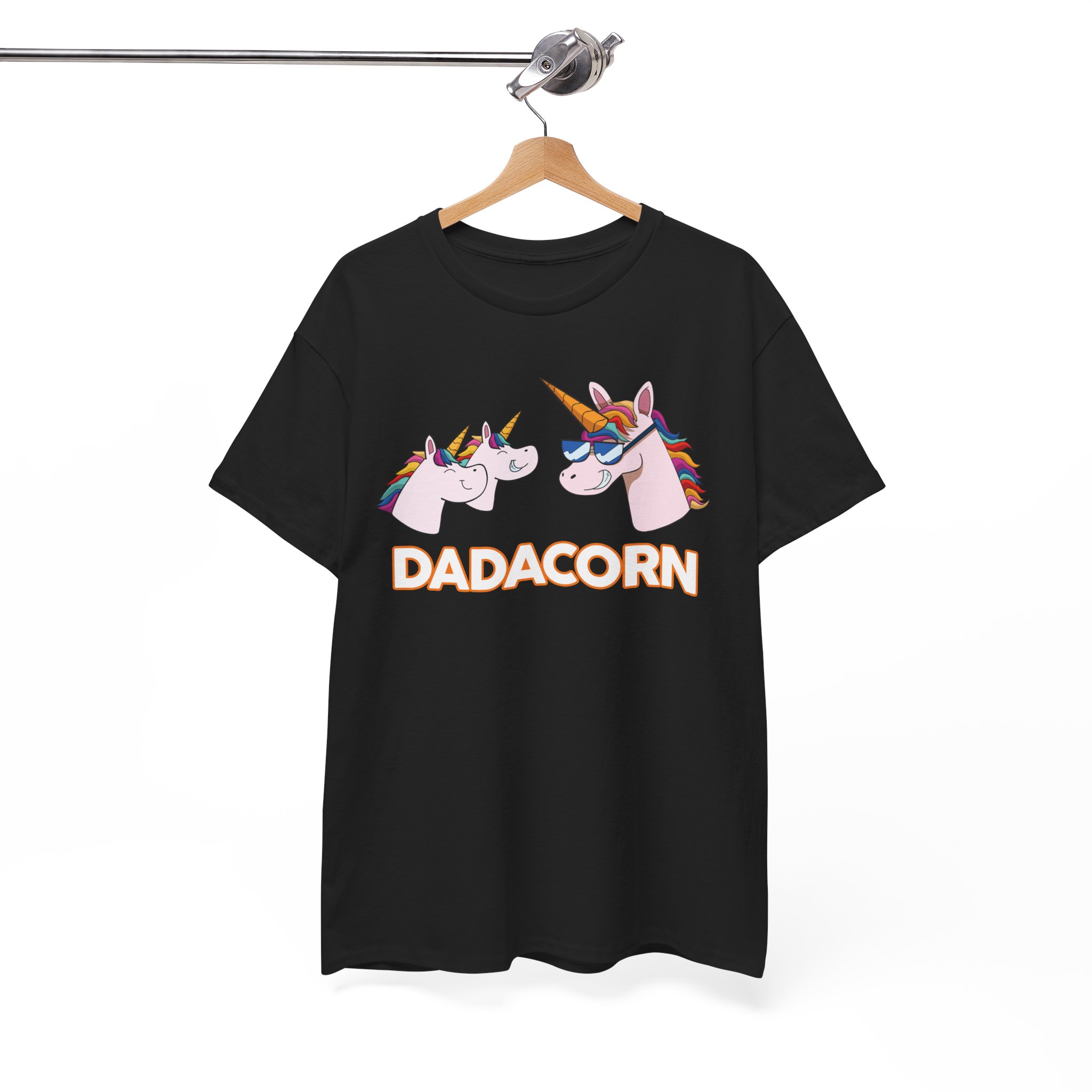 Dadacorn Cute Dad Unicorn Tee for Father’s Day - Image 5