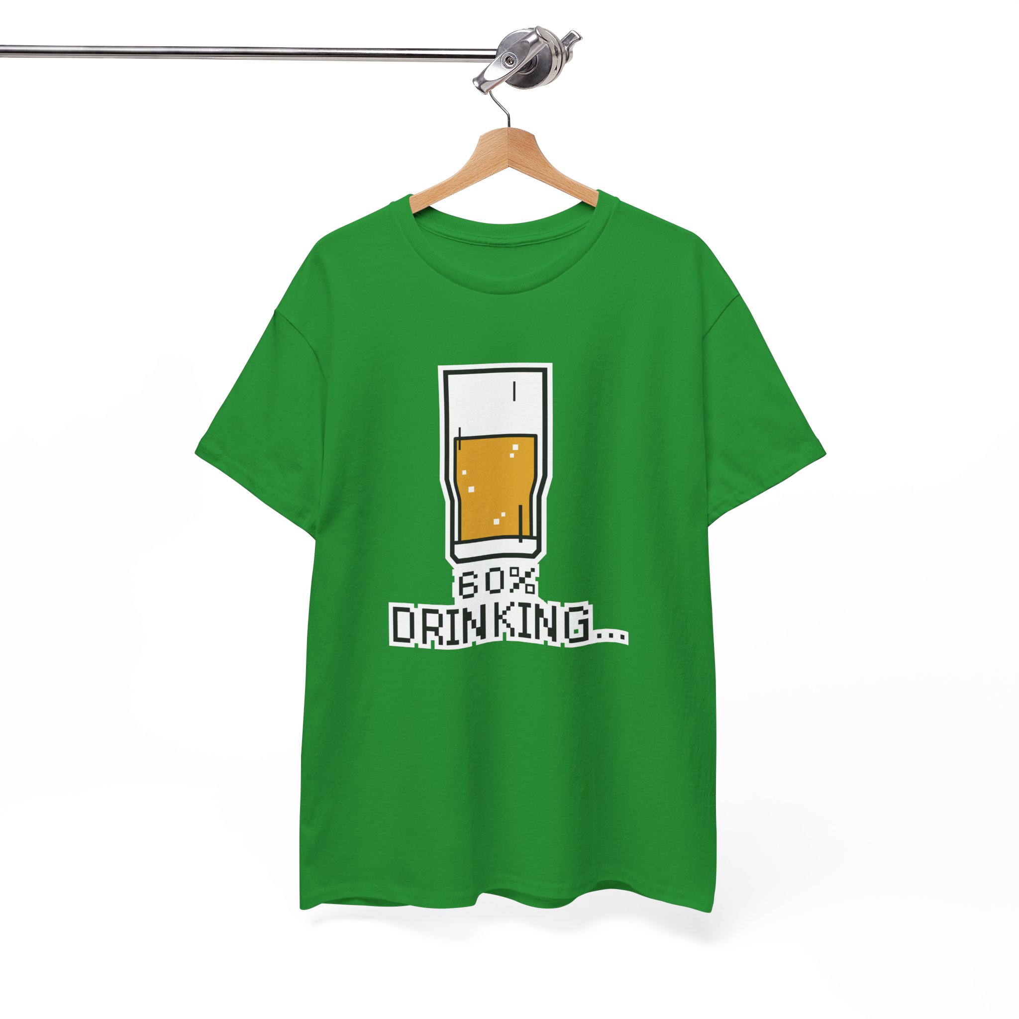 Beer 60% Drinking Team T-Shirt - Image 8