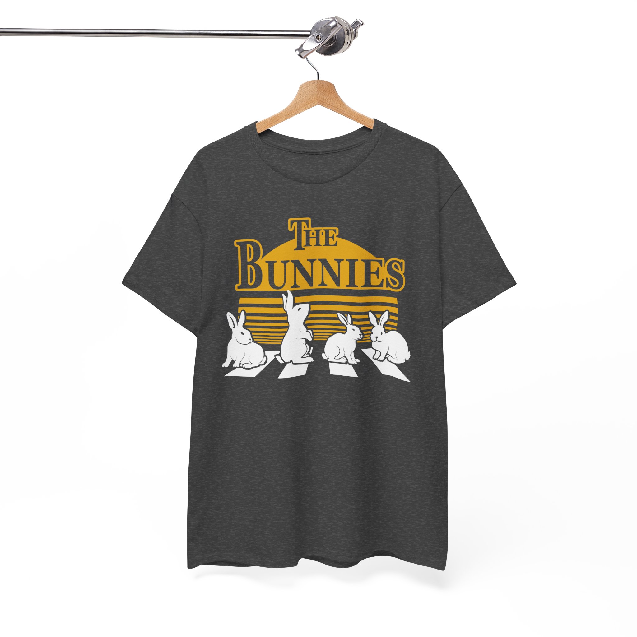 The Beatles Bunnies Crosswalk Funny T-Shirt - Image 6