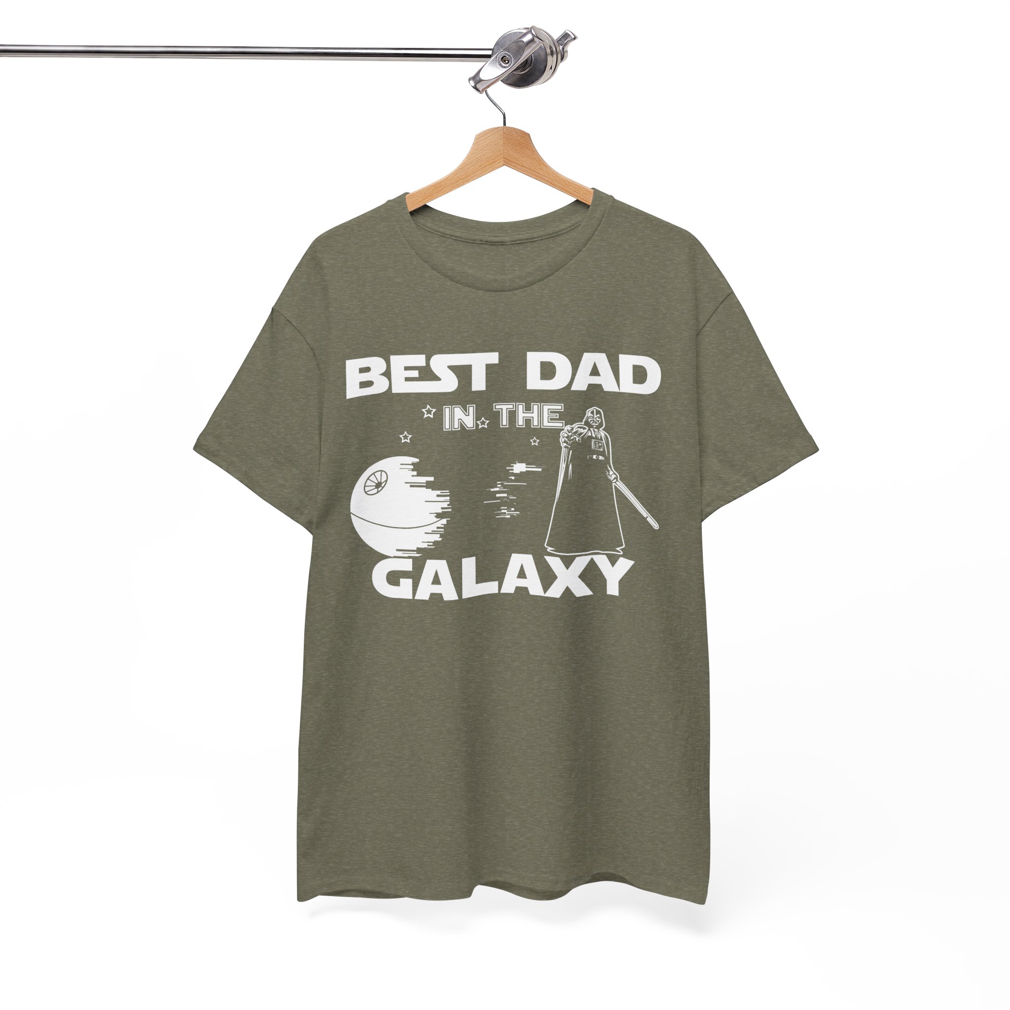 Best Dad in the Galaxy Father's Day Gift T-Shirt - Image 3