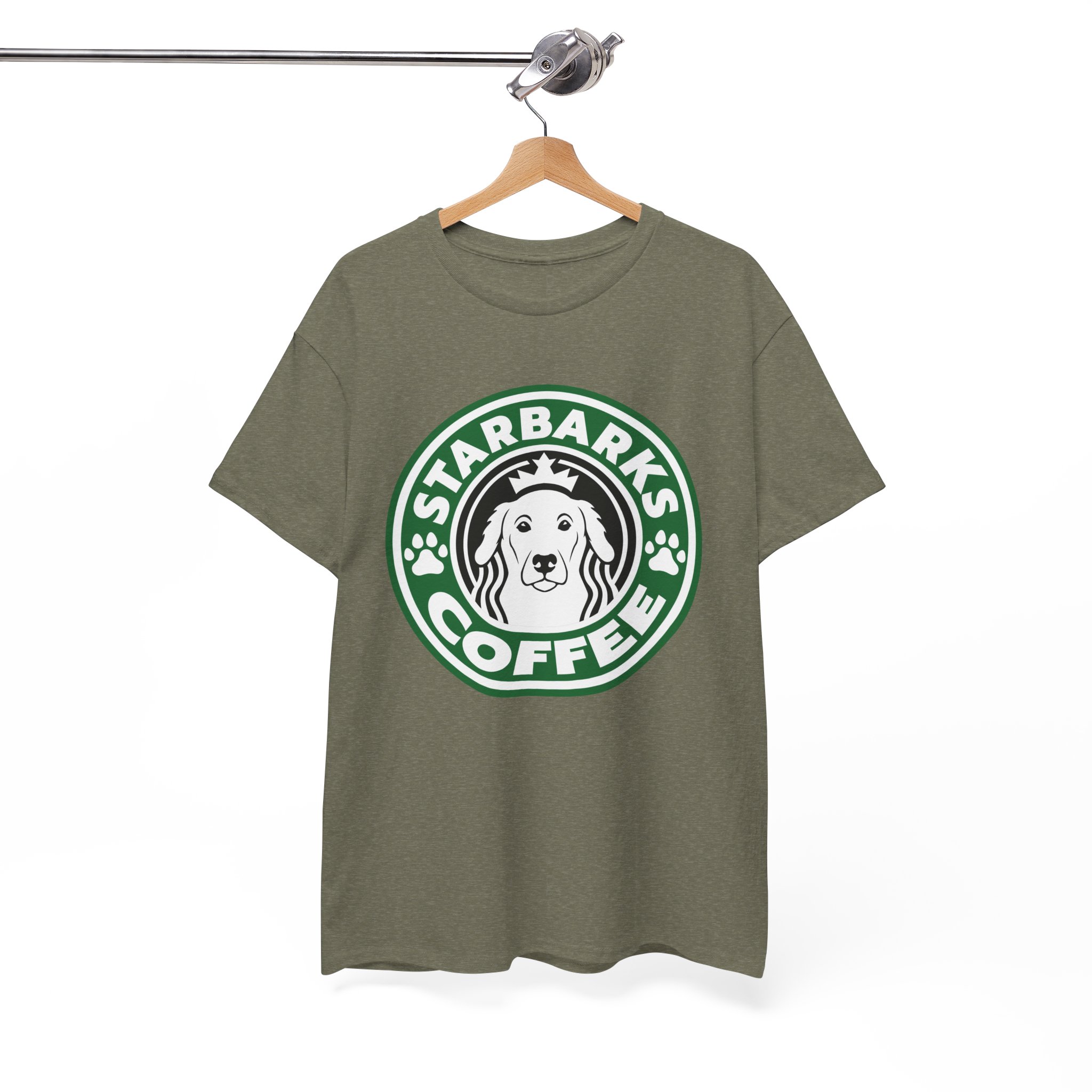 Starbarks Coffee Dog Lover T-Shirt - Image 10