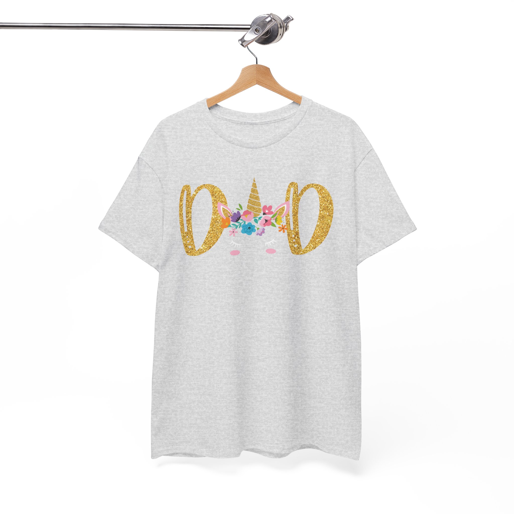 Unicorn Dad Father’s Day Gift T-Shirt - Image 3