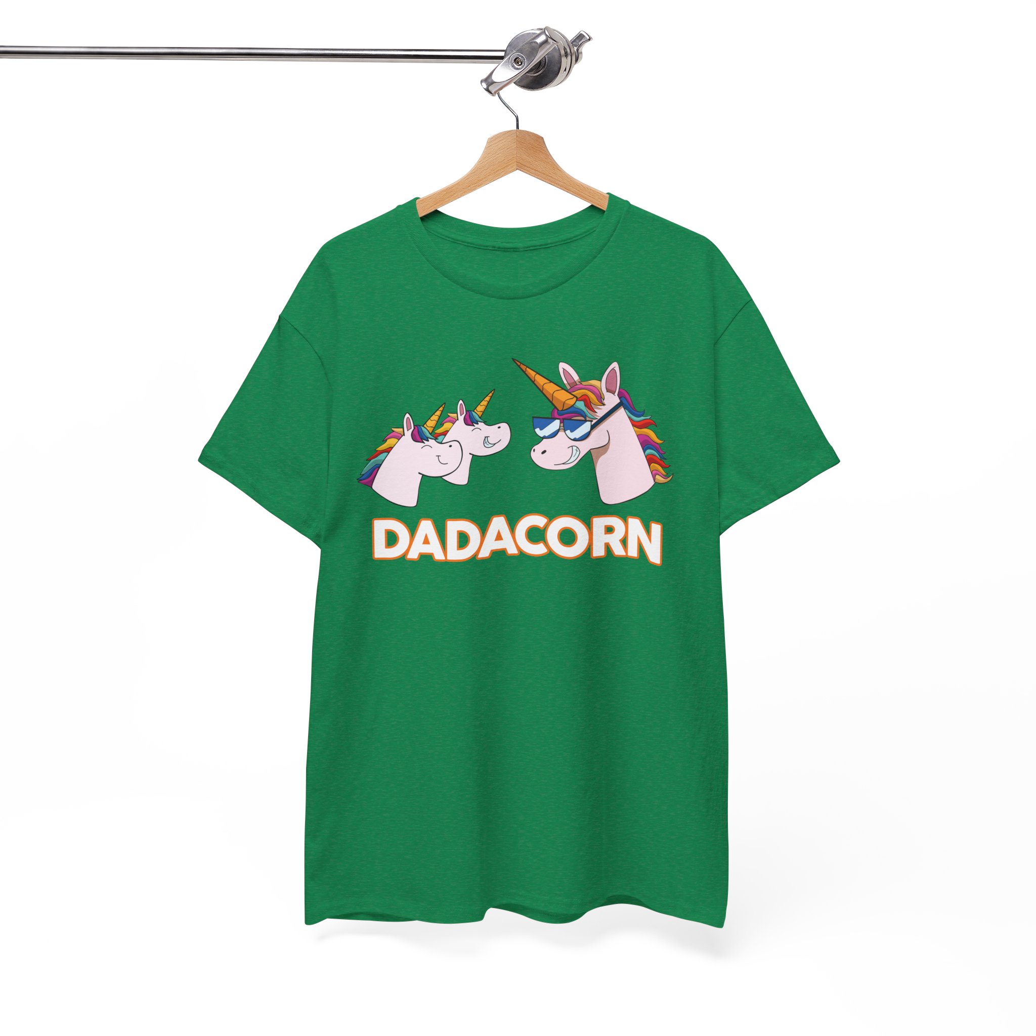 Dadacorn Cute Dad Unicorn Tee for Father’s Day - Image 8