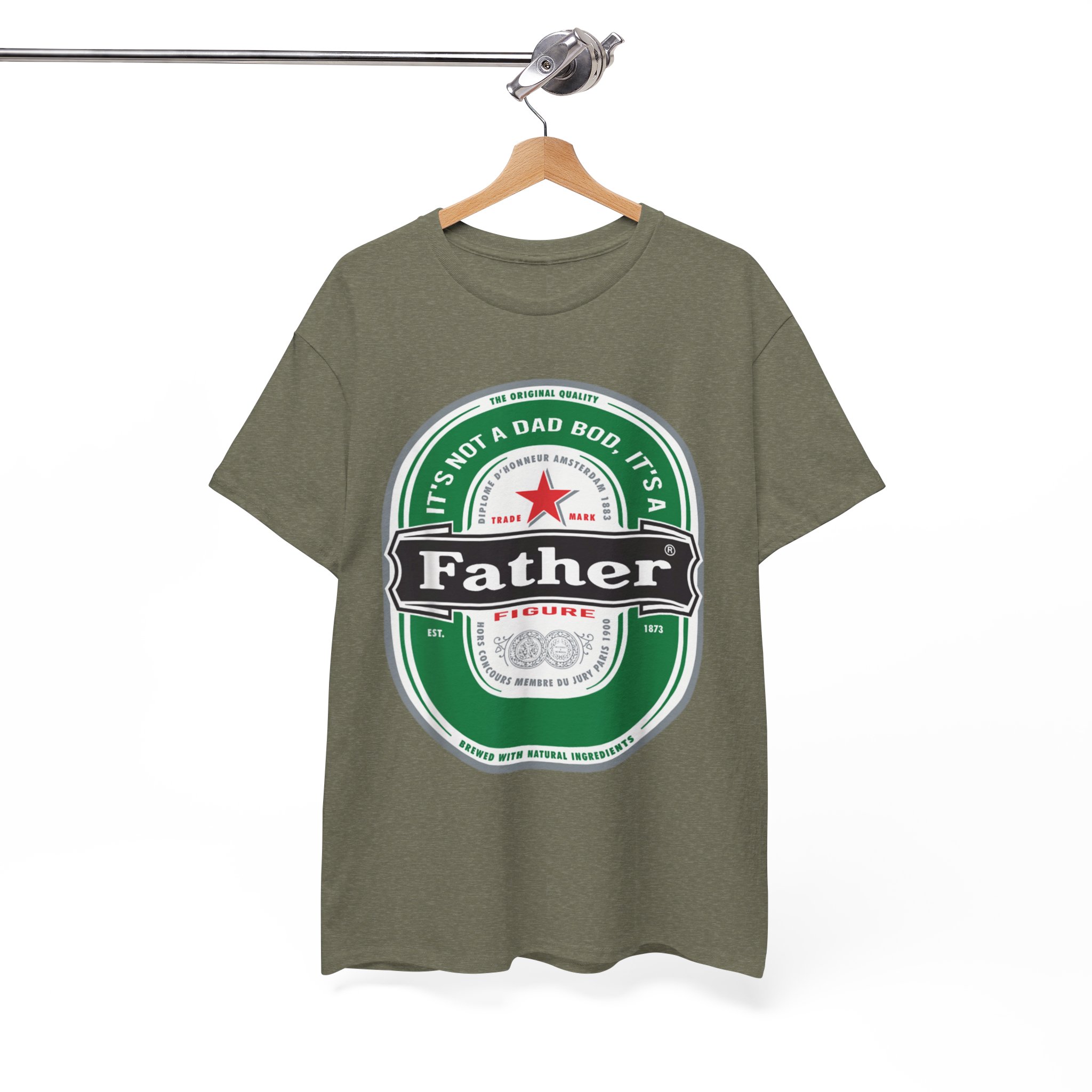 Father Beer Vintage Brewery Father's Day Gift T-Shirt - Image 6