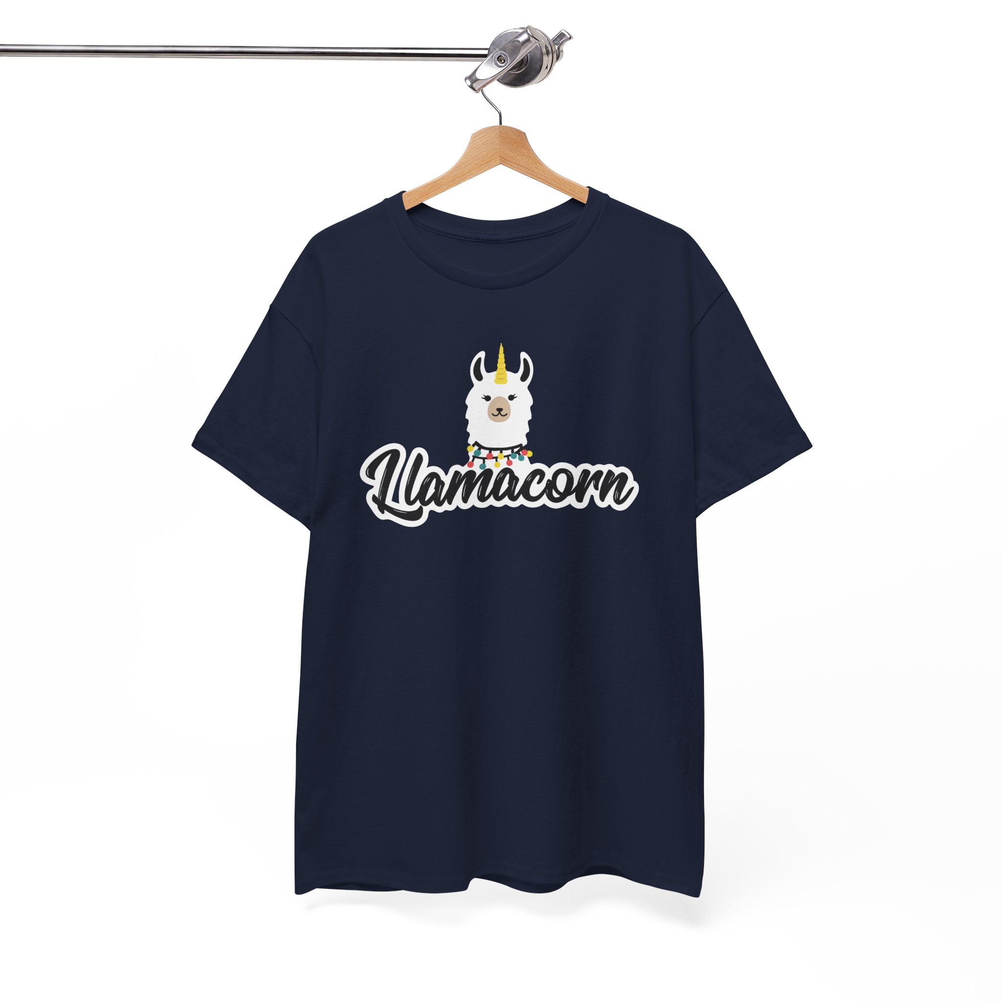 Llamacorn Graphic Tee - Cute Llama Unicorn Shirt - Image 8