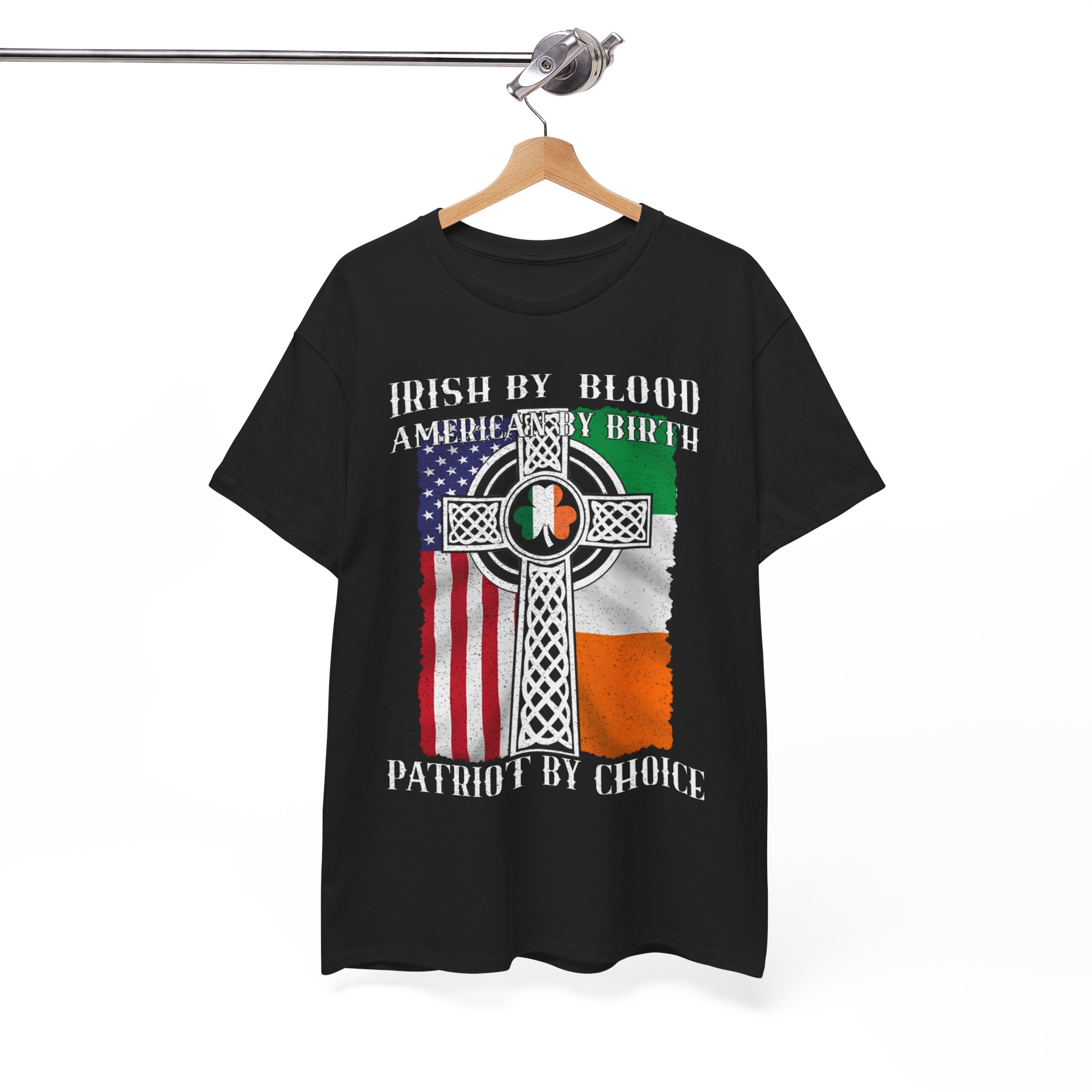 Irish By Blood American Patriot T-Shirt