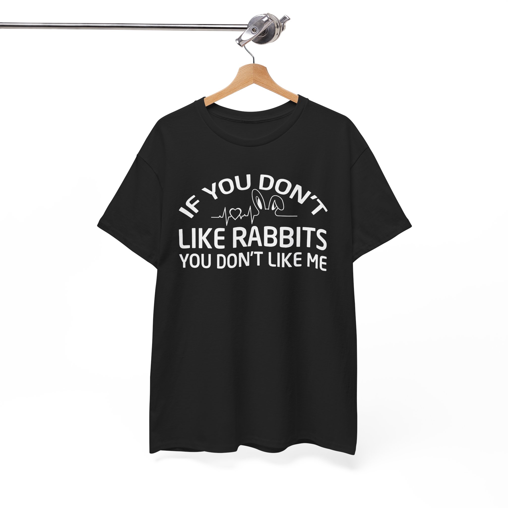 If You Don't Like Rabbits You Don't Like Me T-Shirt - Image 2