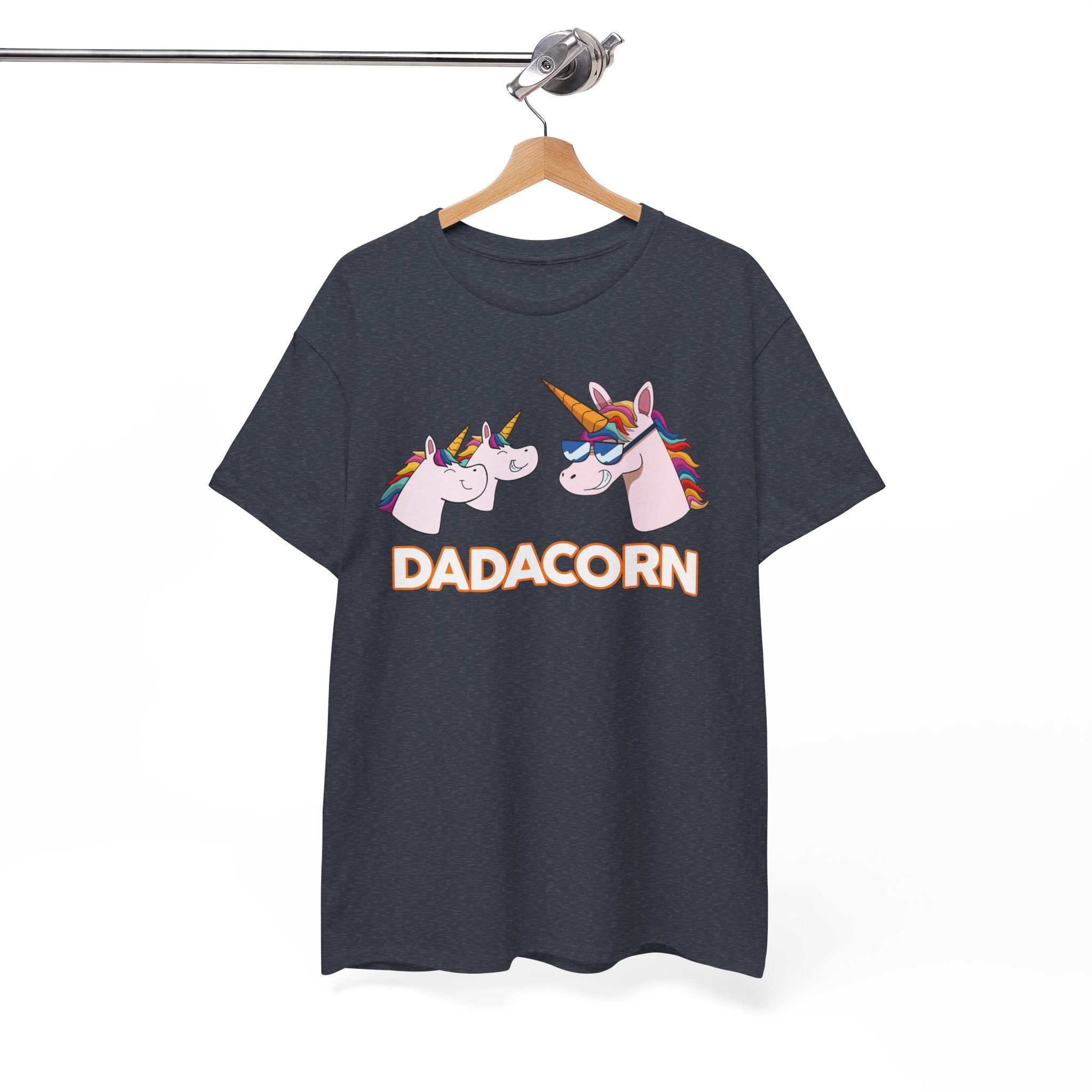 Dadacorn Cute Dad Unicorn Tee for Father’s Day - Image 12