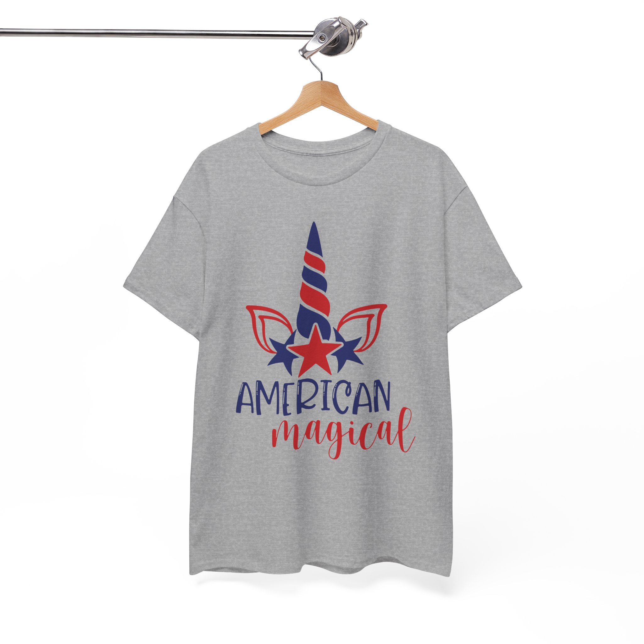 American Magical Unicorn Tee - Patriotic 4th of July Shirt - Image 3