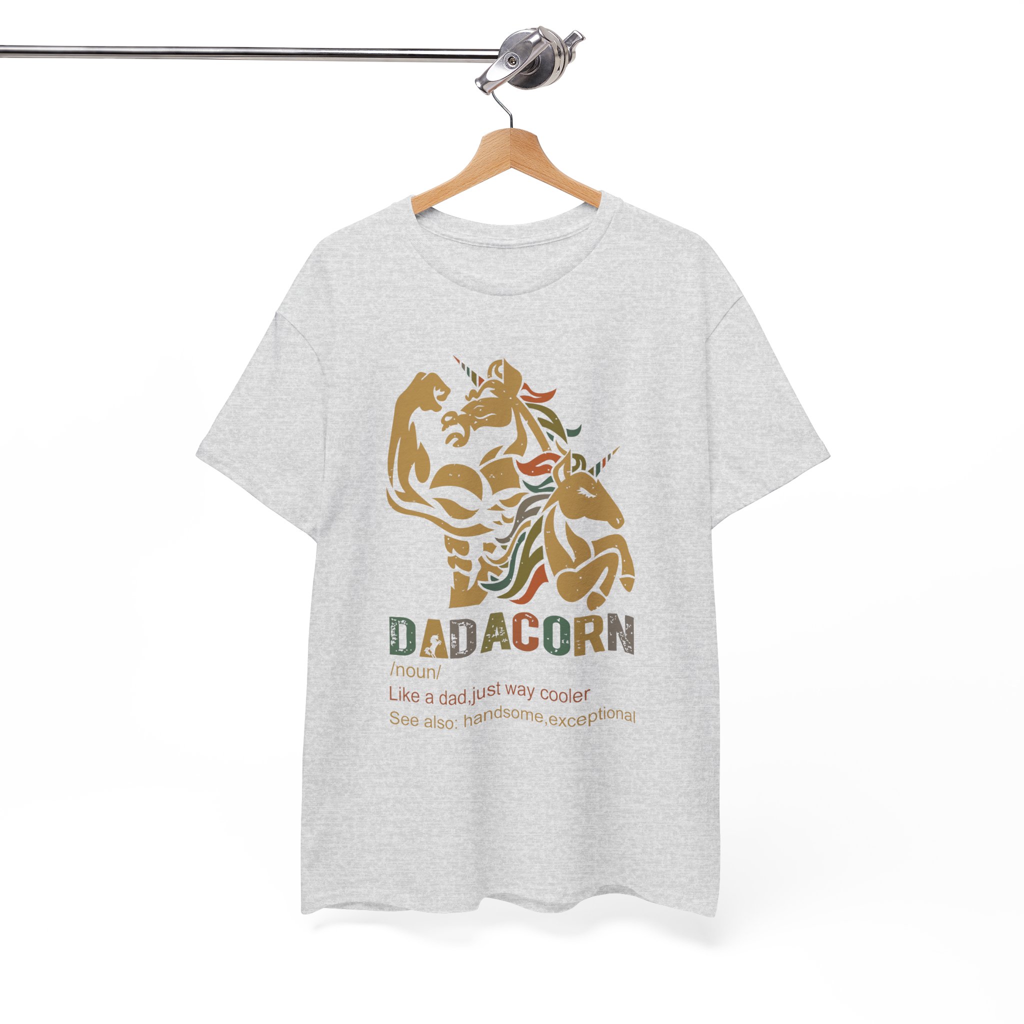 Dadacorn Funny Dad Unicorn Gift for Father’s Day T-Shirt