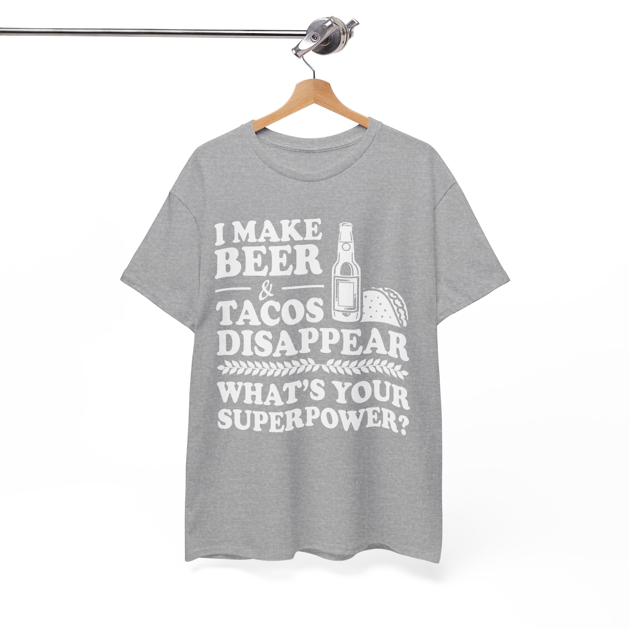 Beer & Tacos Lover T-Shirt - Image 3