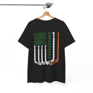 Hockey St. Patrick's Flag T-Shirt