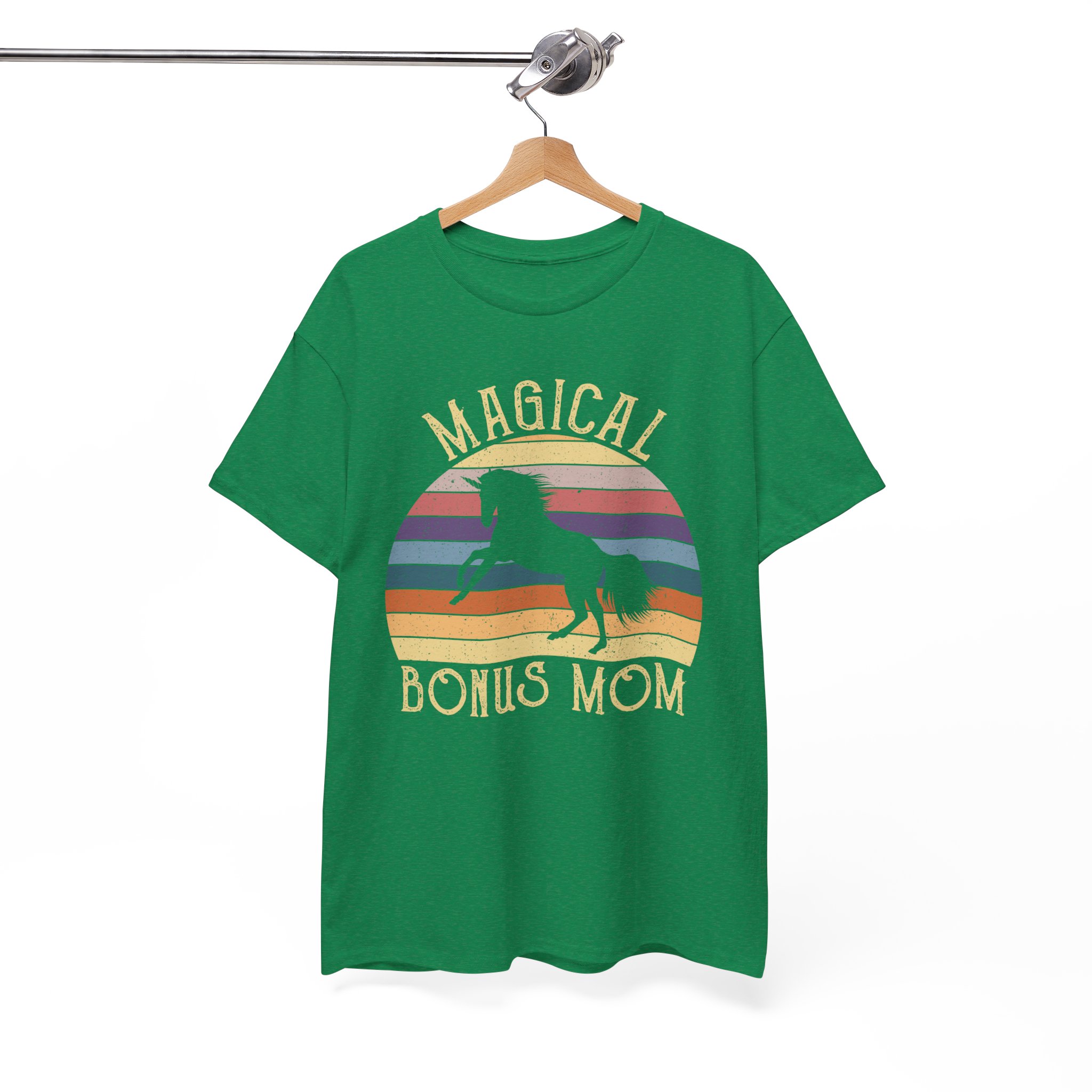 Magical Bonus Mom Retro Unicorn T‑Shirt - Image 6