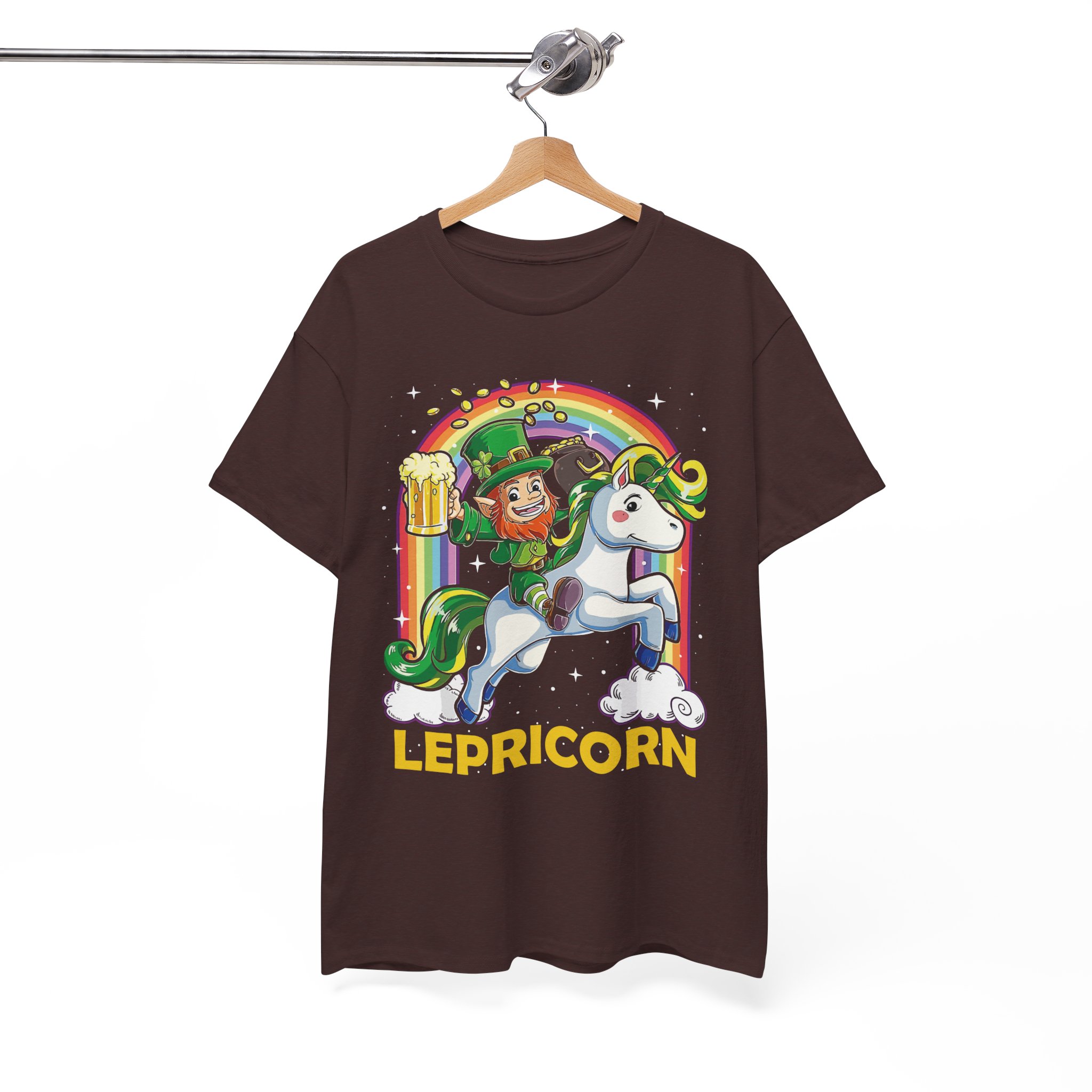 Lepricorn Leprechaun Unicorn St. Patrick's Day T-Shirt - Image 2