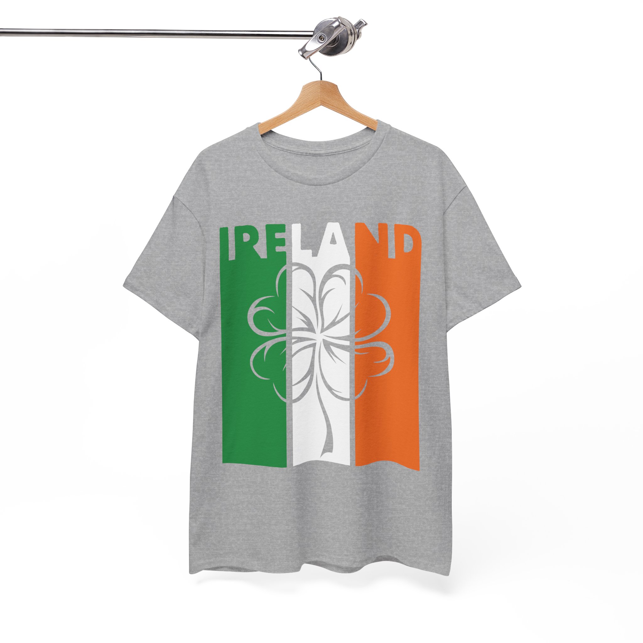 Ireland Flag Shamrock St. Patrick’s Day T-Shirt - Image 4