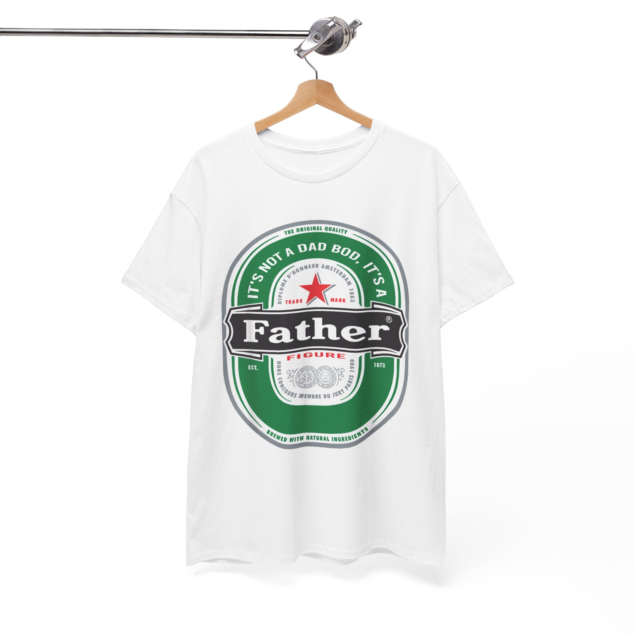 Father Beer Vintage Brewery Father's Day Gift T-Shirt - Image 2
