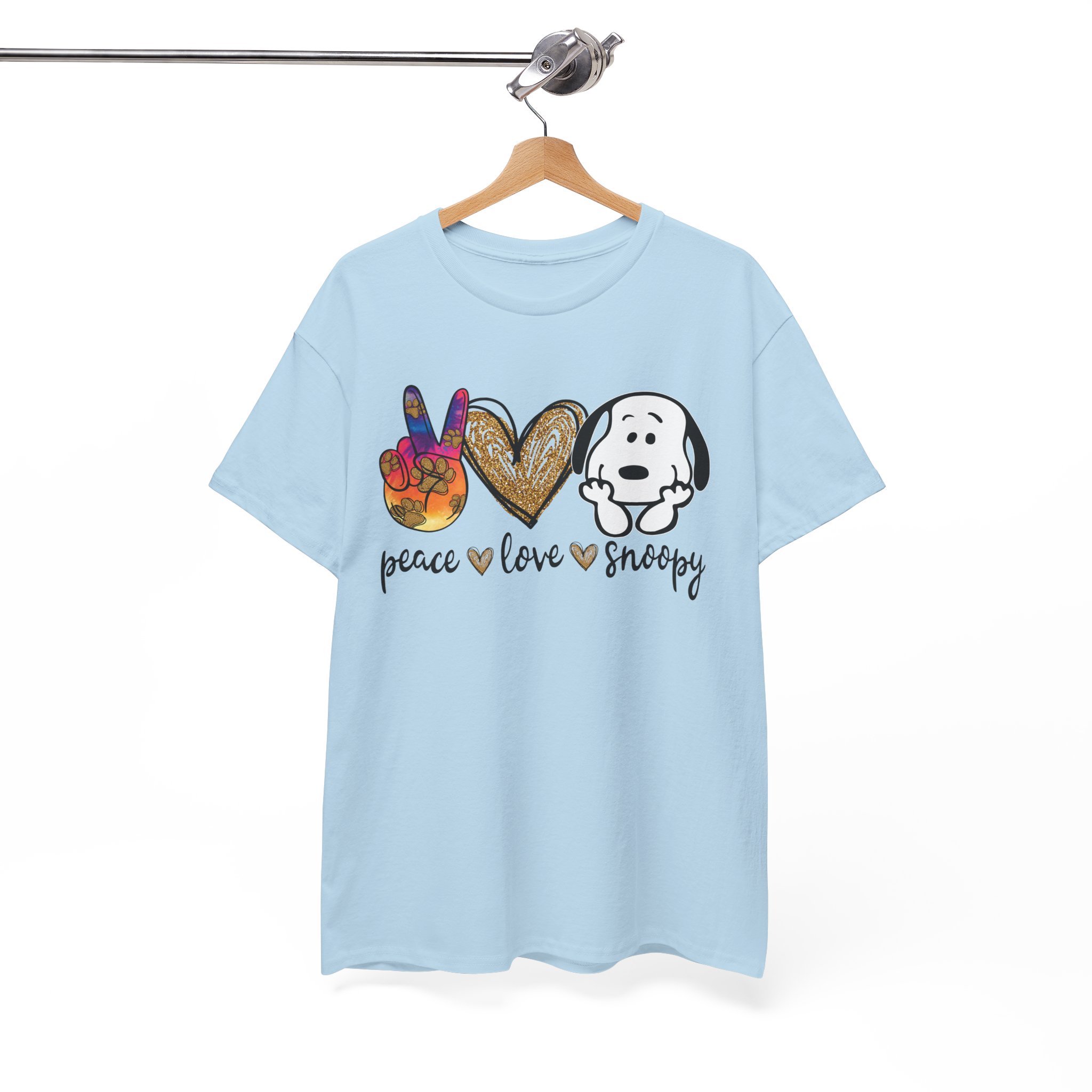 Peace Love Snoopy T-Shirt - Image 6