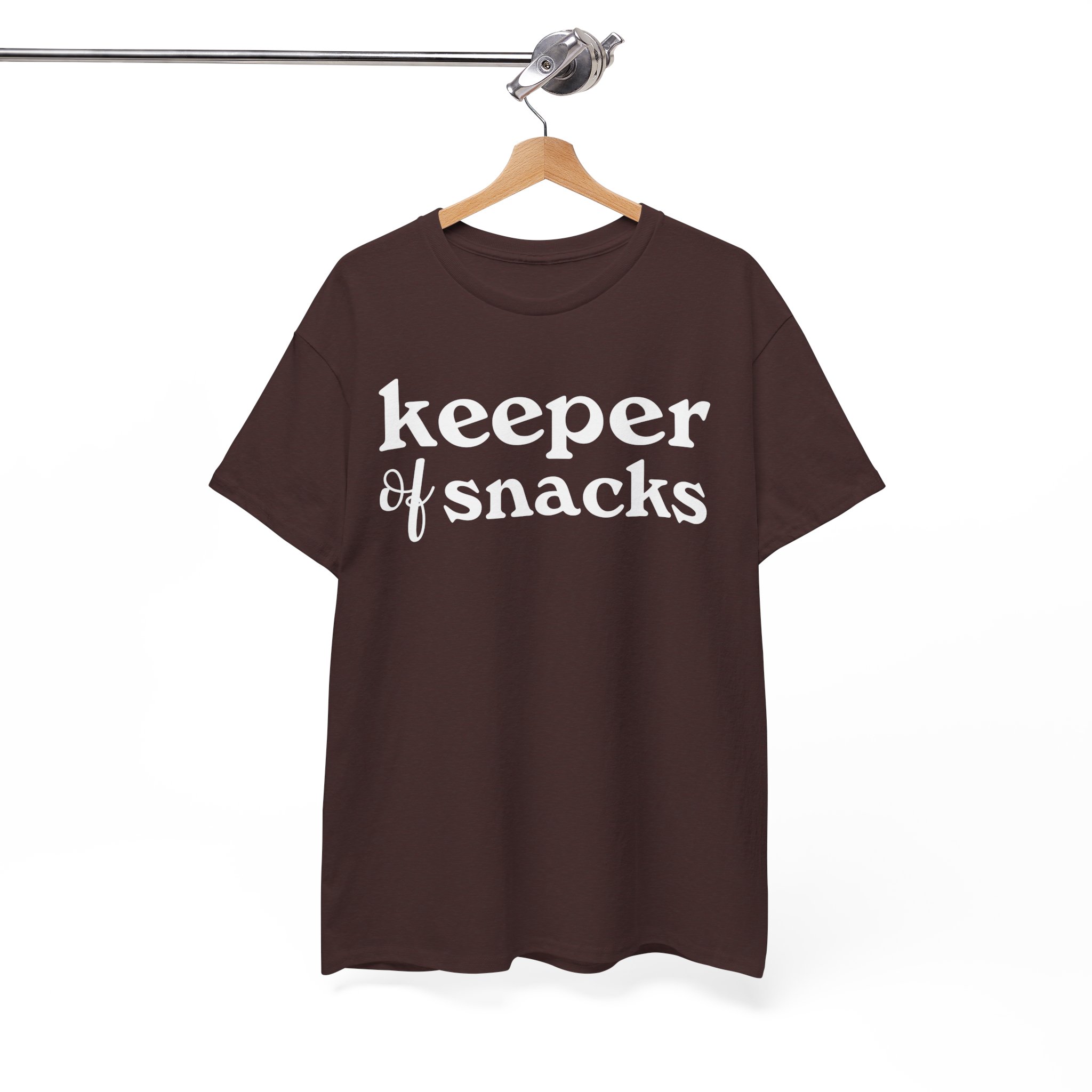 Keeper of Snacks Funny Snack Lover Tee - Image 2